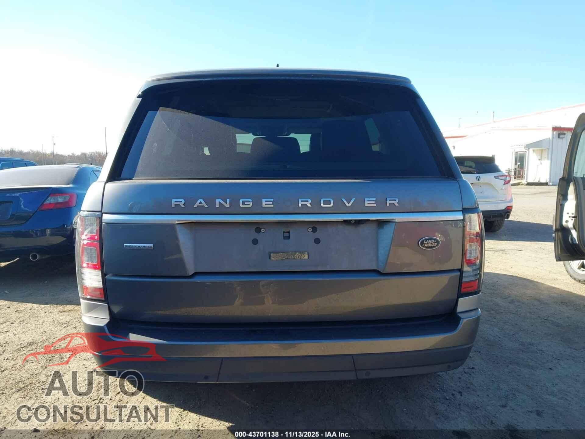 LAND ROVER RANGE ROVER 2016 - SALGS2EF4GA253143