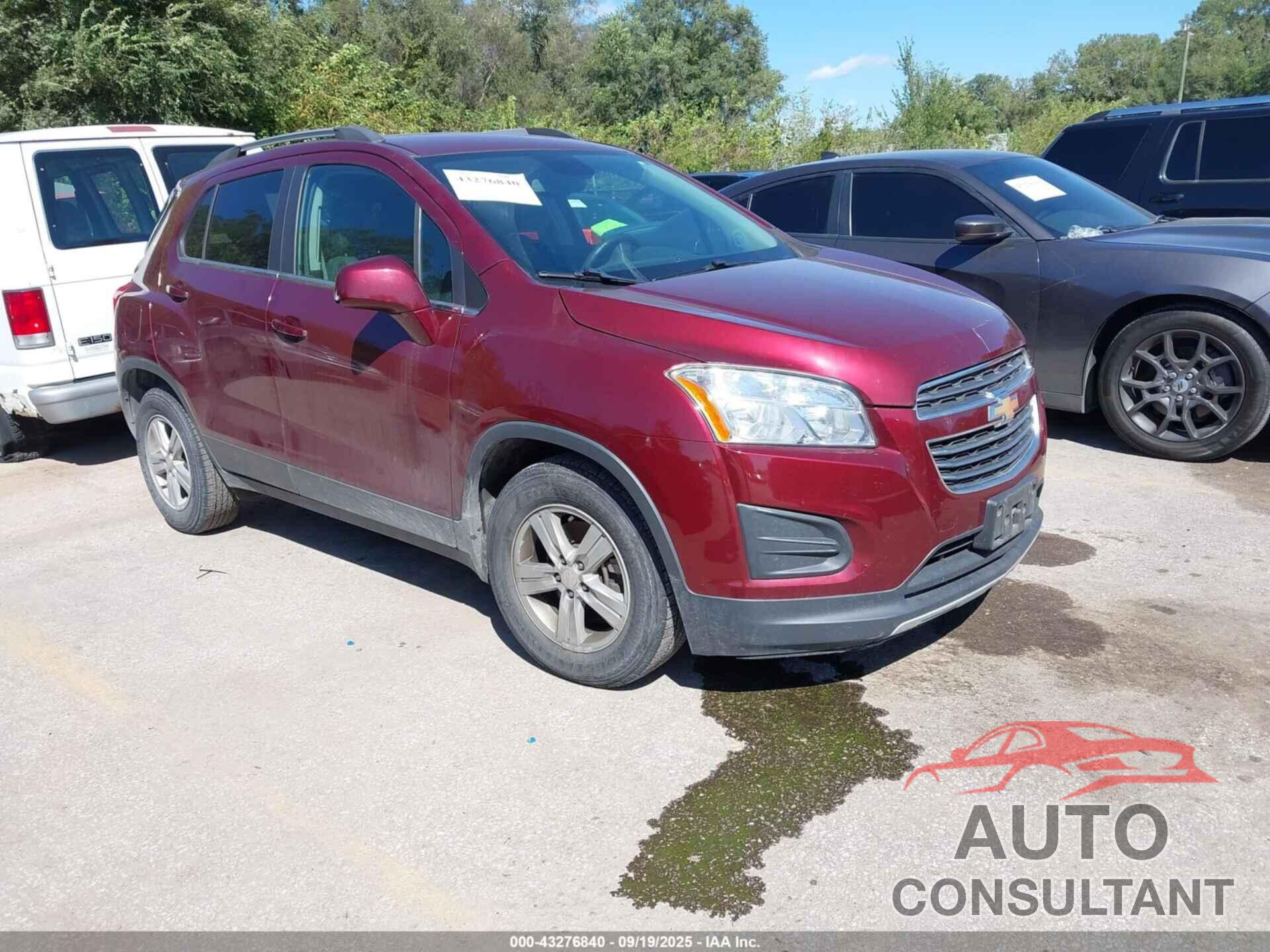 CHEVROLET TRAX 2016 - 3GNCJLSB1GL152836
