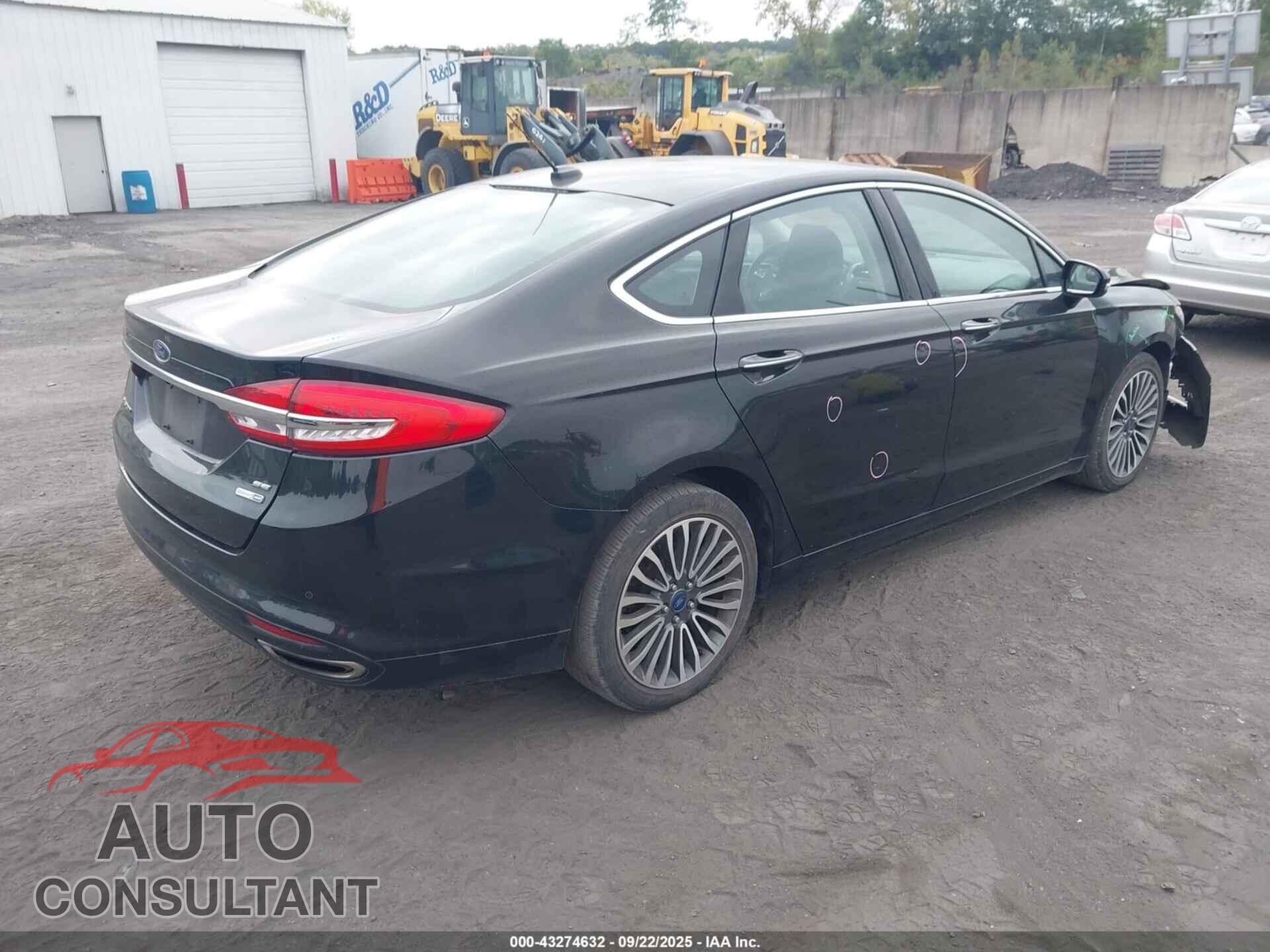 FORD FUSION 2017 - 3FA6P0T96HR167867
