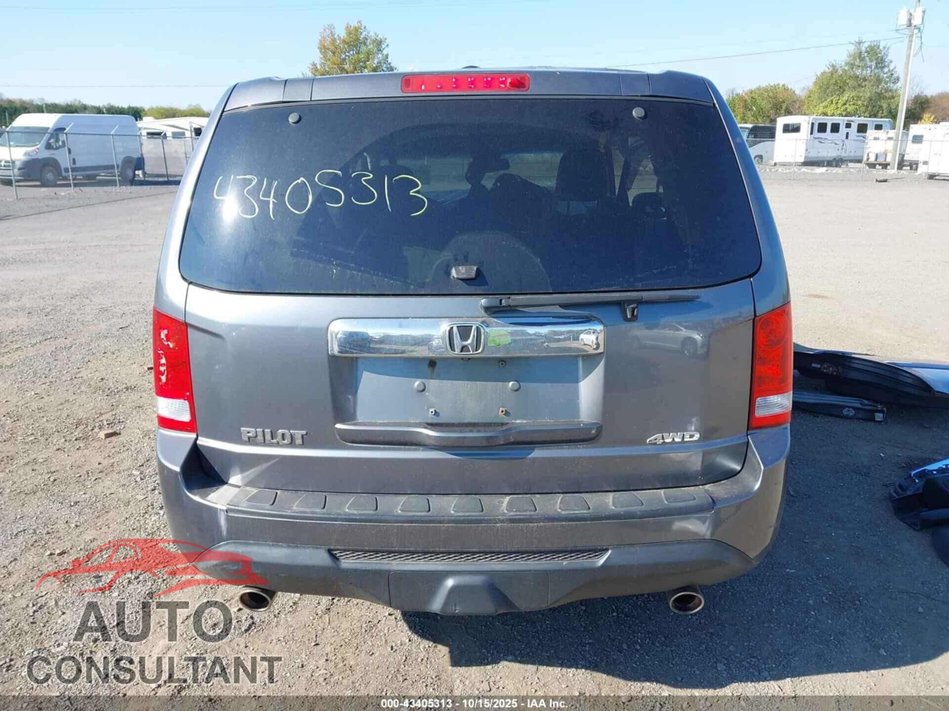 HONDA PILOT 2012 - 5FNYF4H53CB035176