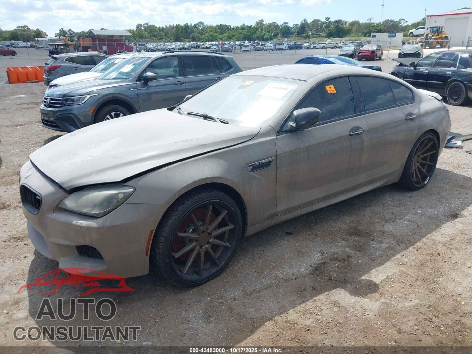 BMW M6 GRAN COUPE 2014 - WBS6C9C50EDV73695