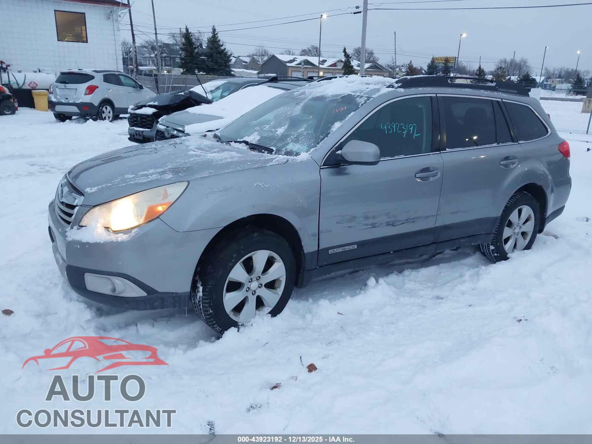 SUBARU OUTBACK 2011 - 4S4BRBKC4B3363237
