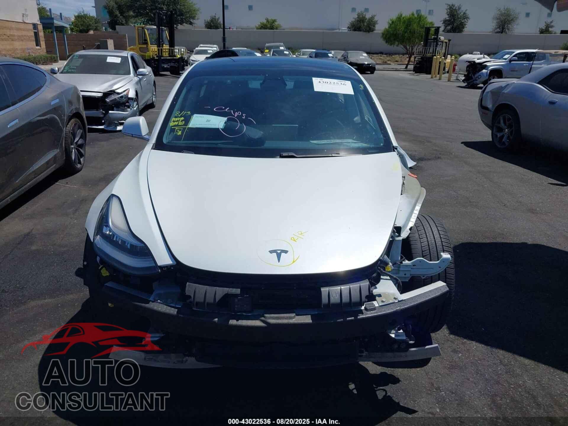 TESLA MODEL 3 2020 - 5YJ3E1EB8LF803207