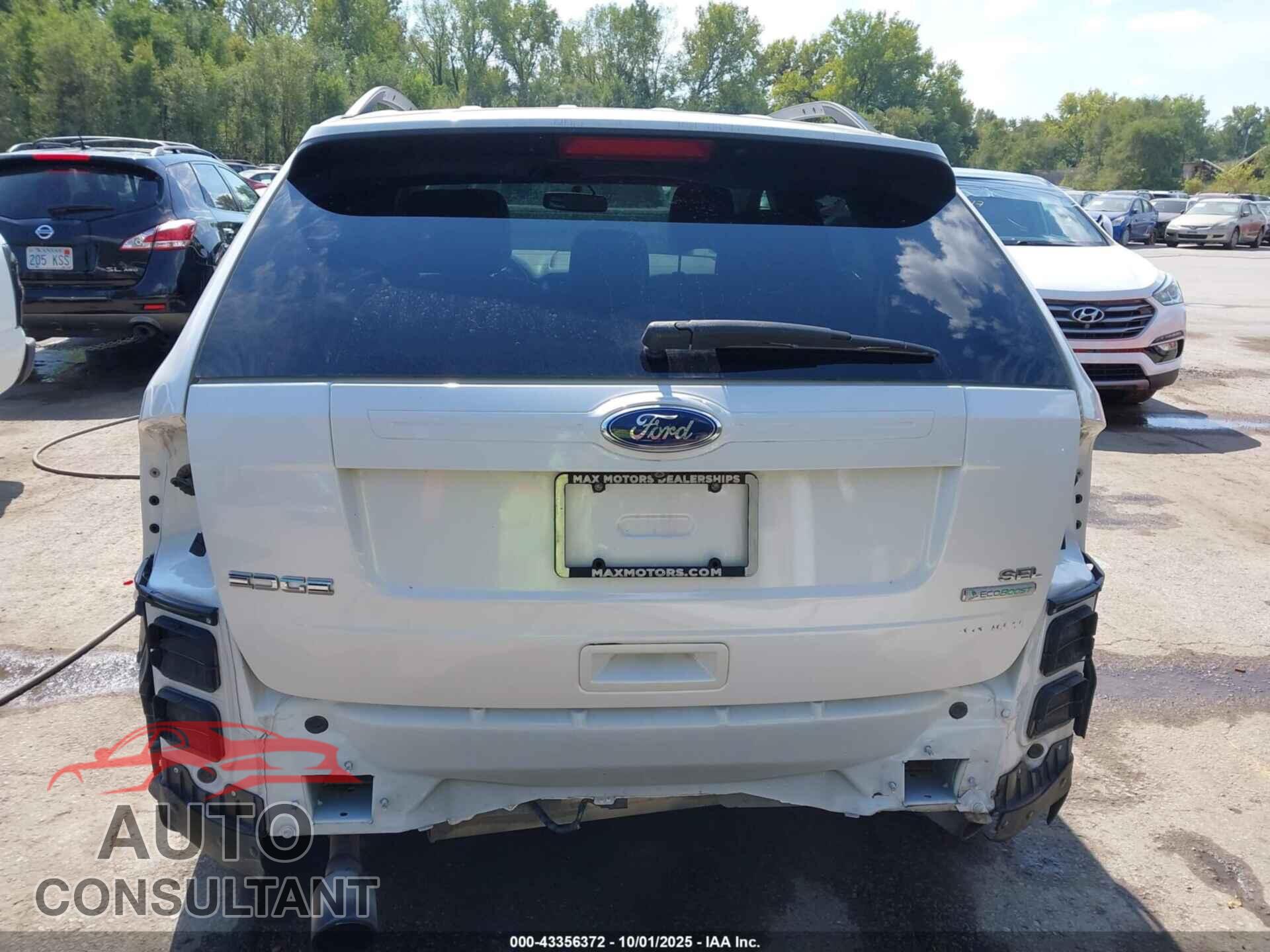 FORD EDGE 2012 - 2FMDK3J91CBA27085