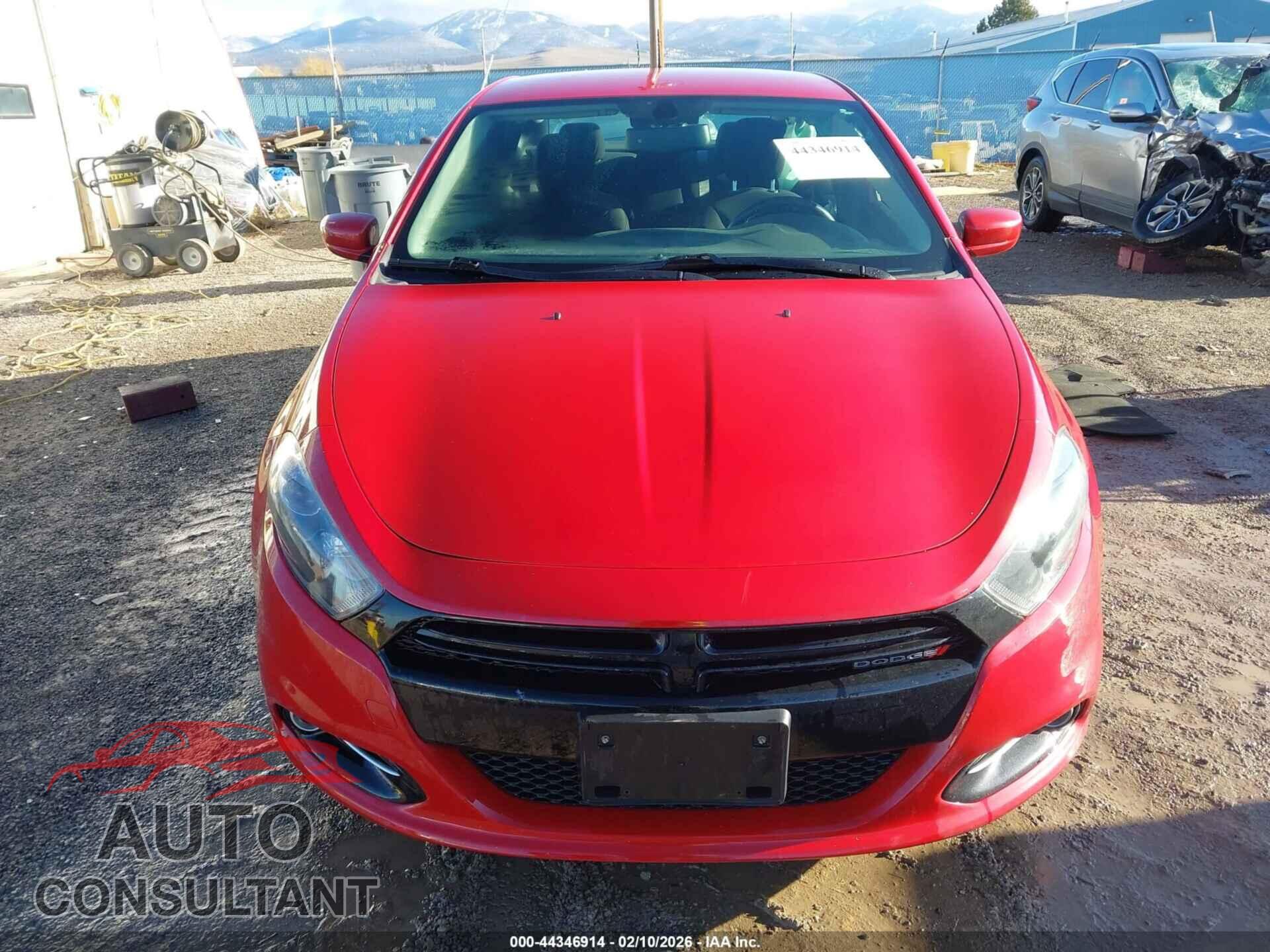 DODGE DART 2013 - 1C3CDFBAXDD296612