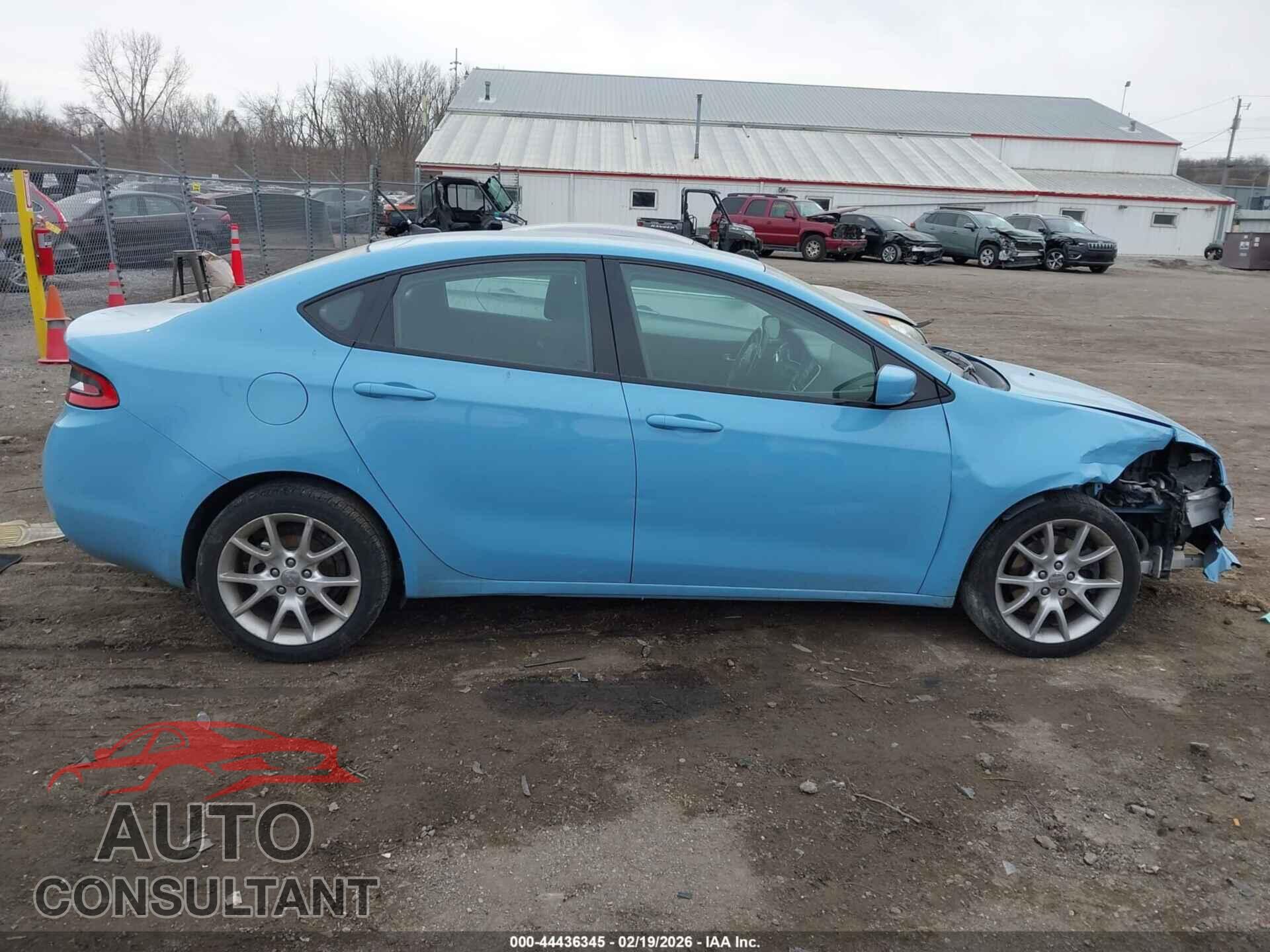 DODGE DART 2013 - 1C3CDFBA4DD210453