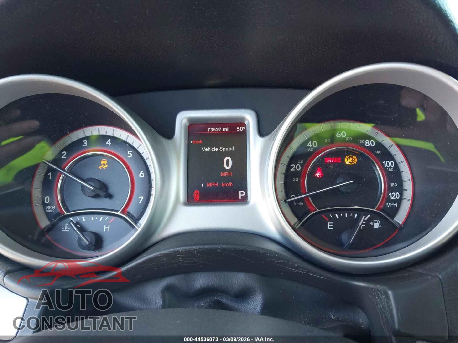 DODGE JOURNEY 2012 - 3C4PDCBBXCT367708