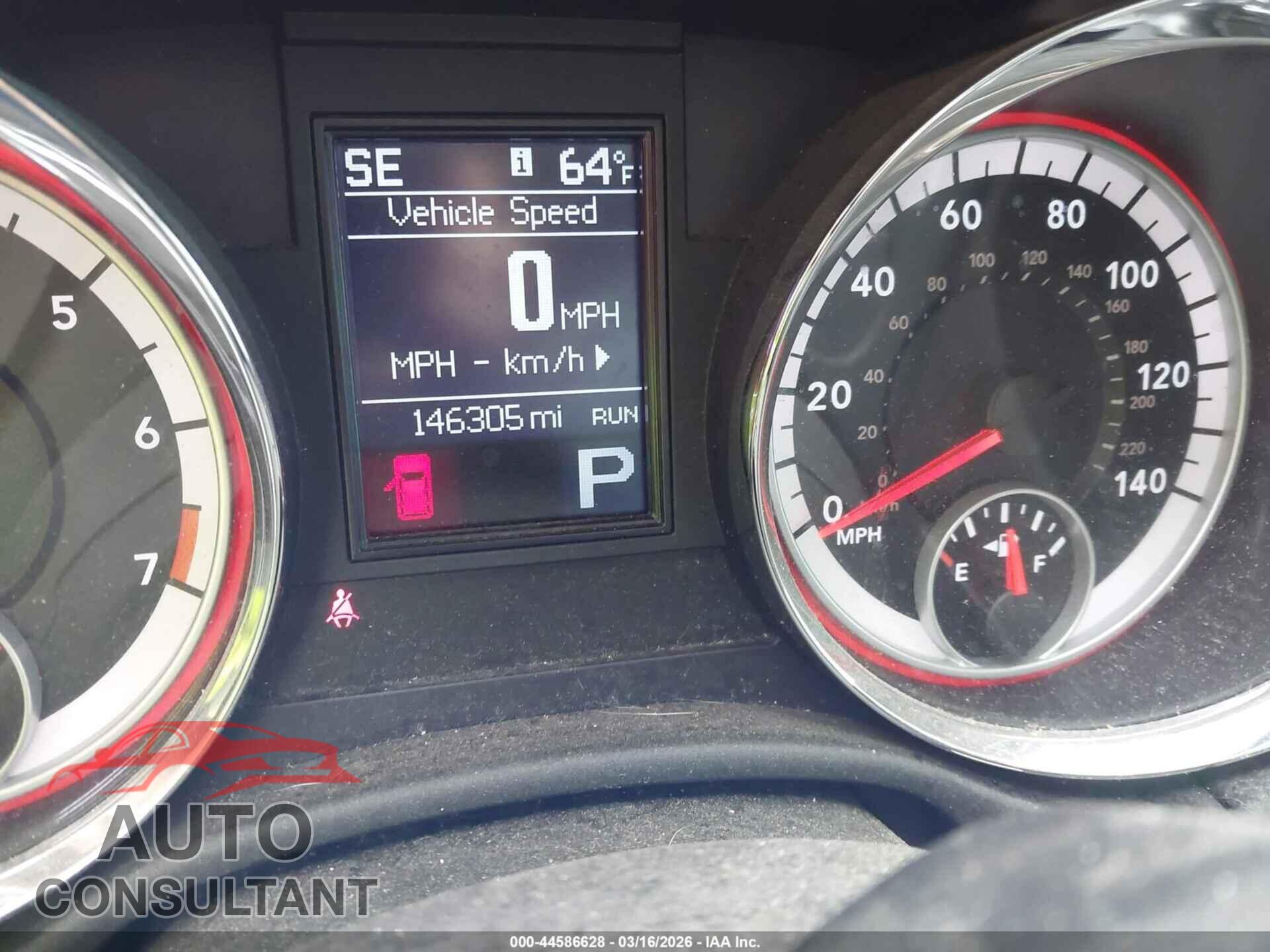 DODGE DURANGO 2011 - 1D4RE2GG2BC712375