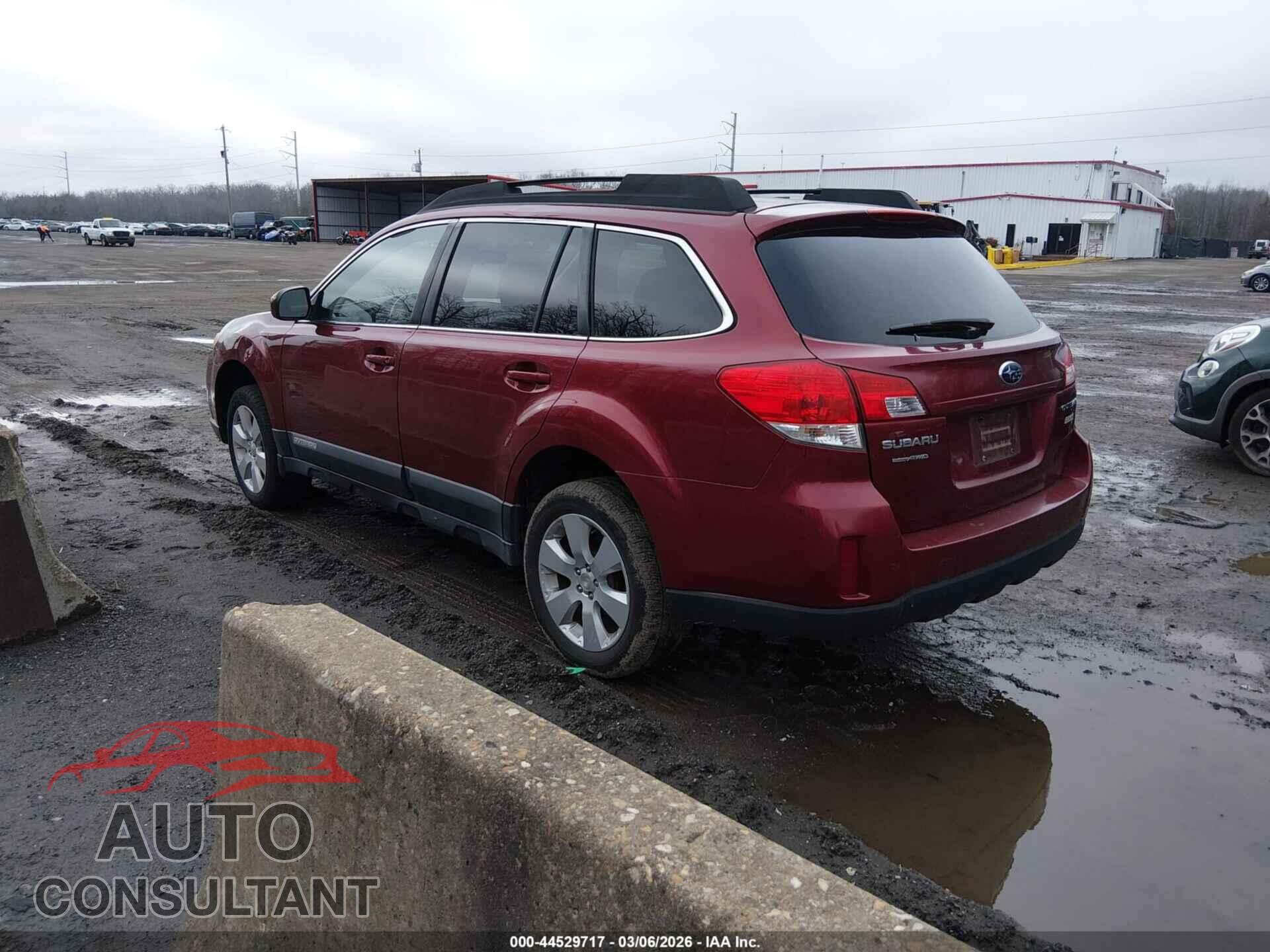 SUBARU OUTBACK 2012 - 4S4BRBCC7C3270549