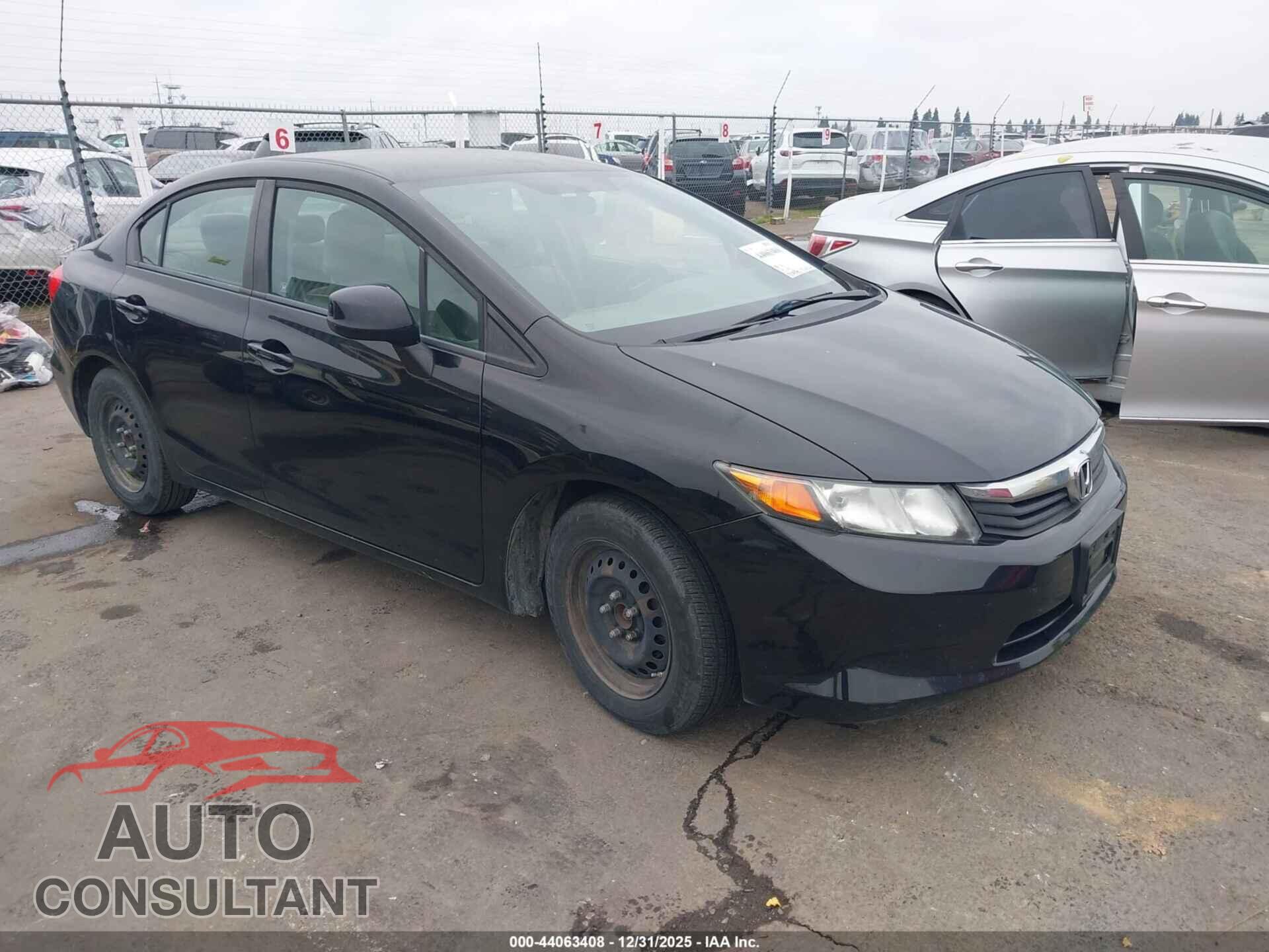 HONDA CIVIC 2012 - 19XFB2F51CE390010