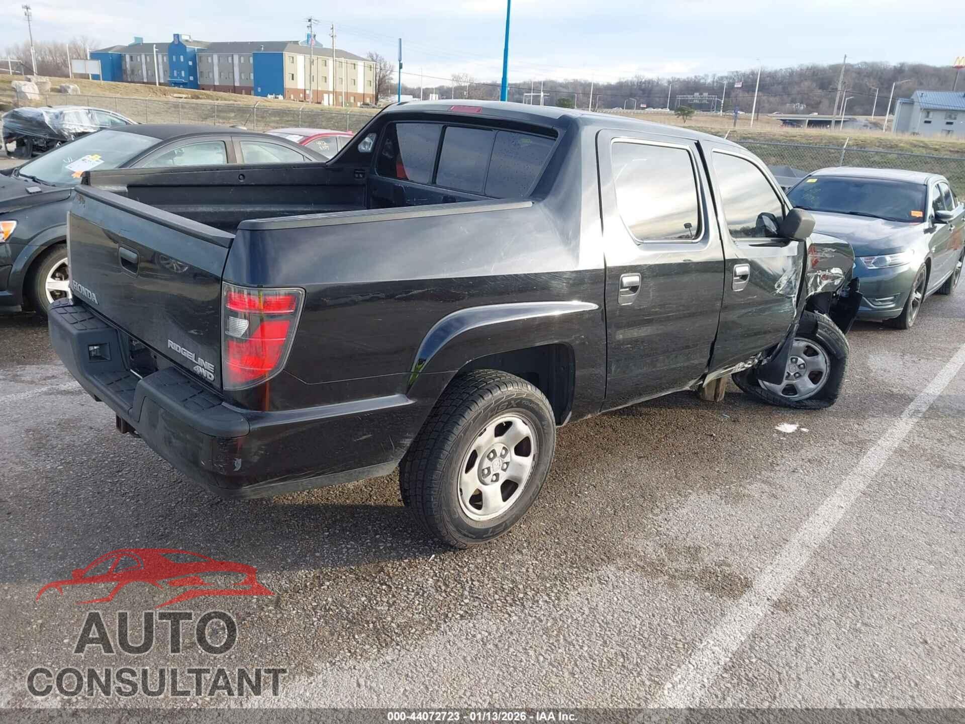 HONDA RIDGELINE 2012 - 5FPYK1F78CB454663