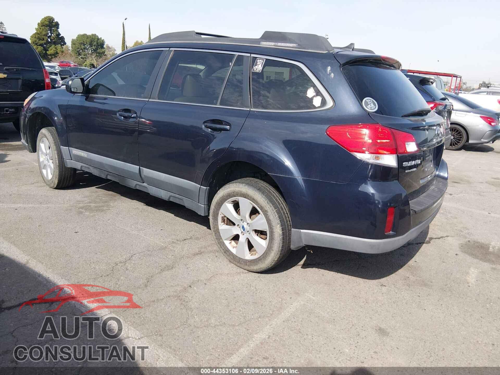 SUBARU OUTBACK 2012 - 4S4BRBLC7C3224784