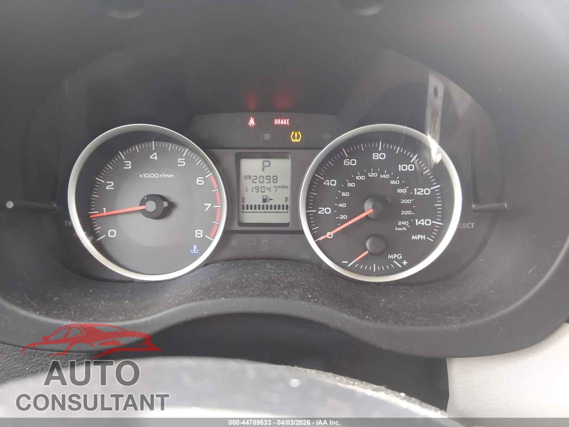 SUBARU FORESTER 2014 - JF2SJAAC0EH441691