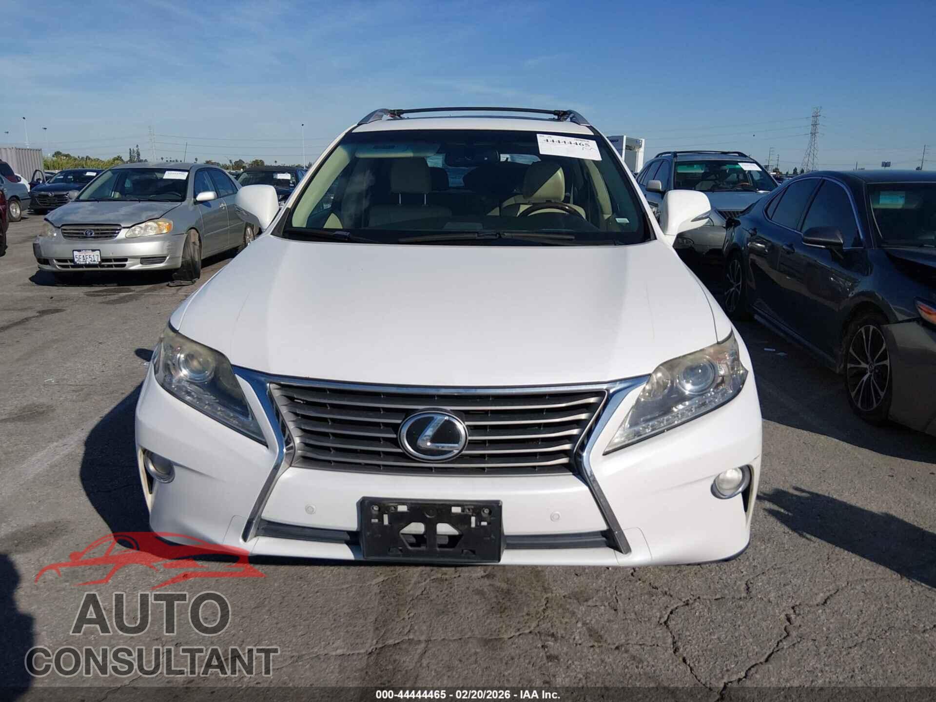LEXUS RX 350 2015 - JTJZK1BA2F2419927