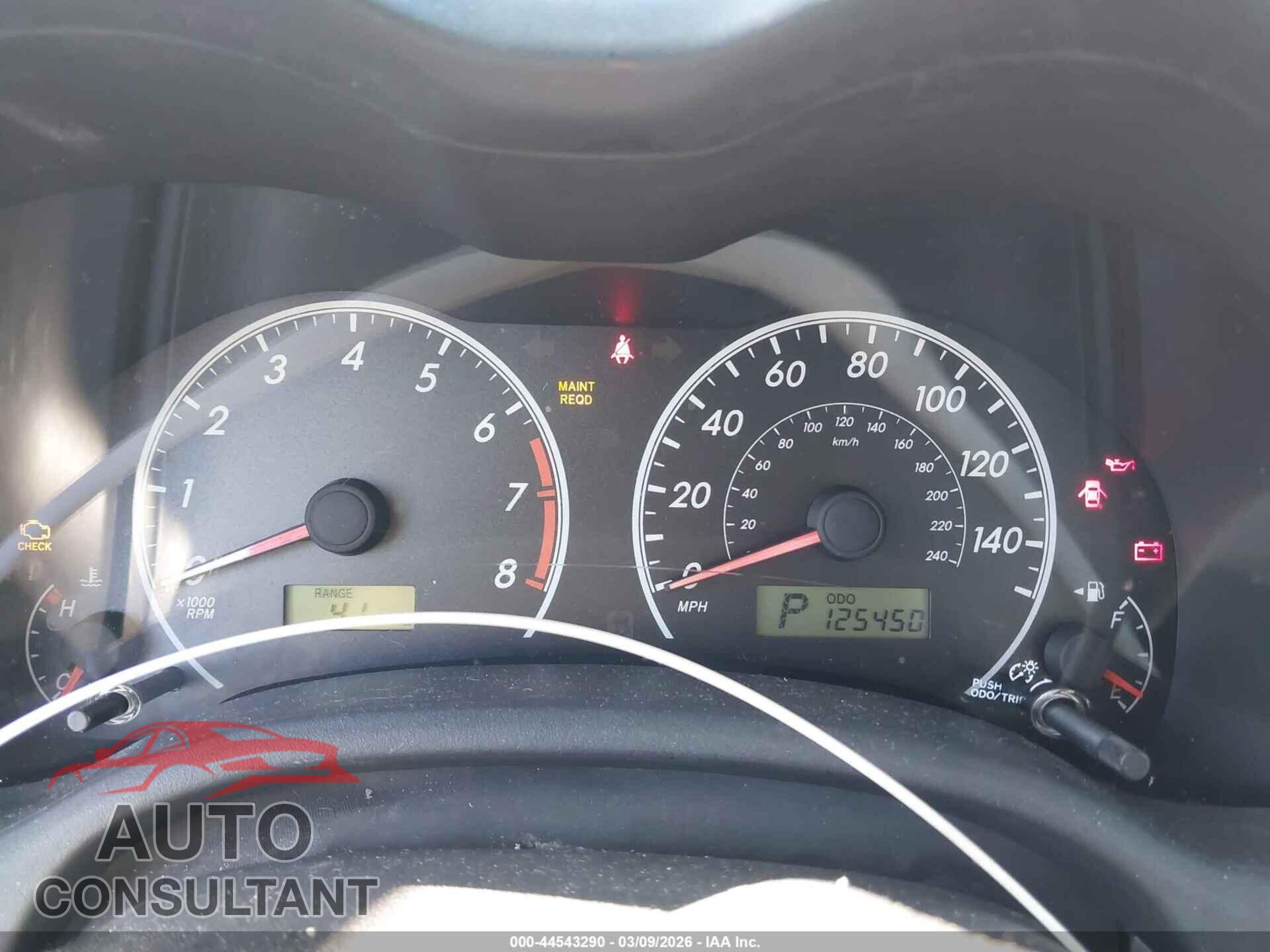 TOYOTA COROLLA 2012 - 2T1BU4EEXCC833985