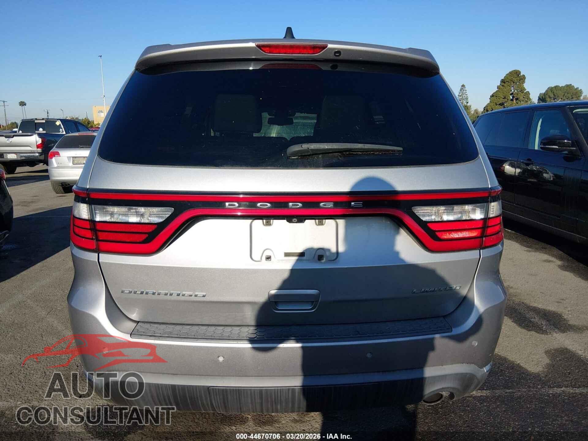 DODGE DURANGO 2014 - 1C4RDHDG6EC592219