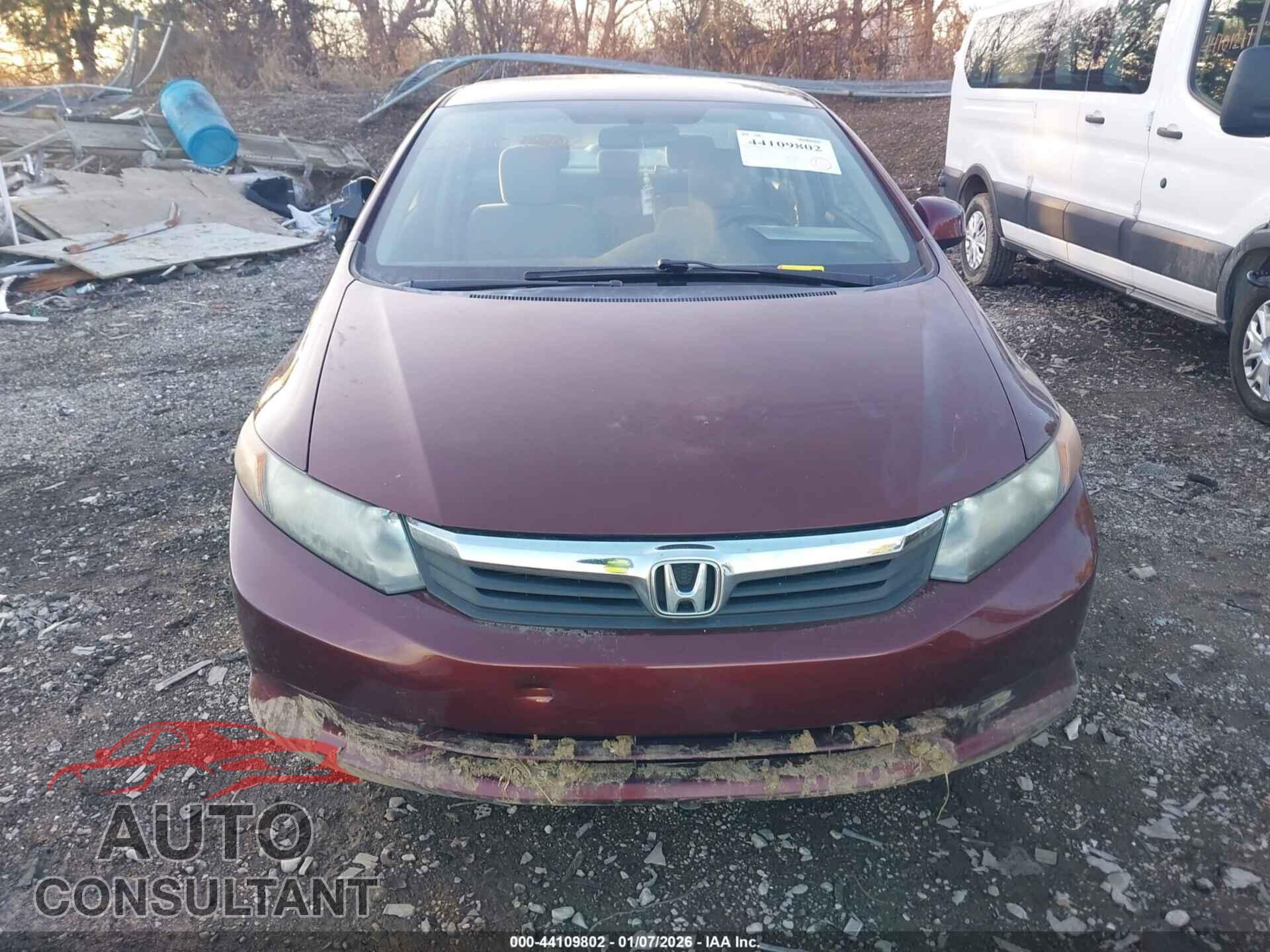 HONDA CIVIC 2012 - 19XFB2F54CE071927