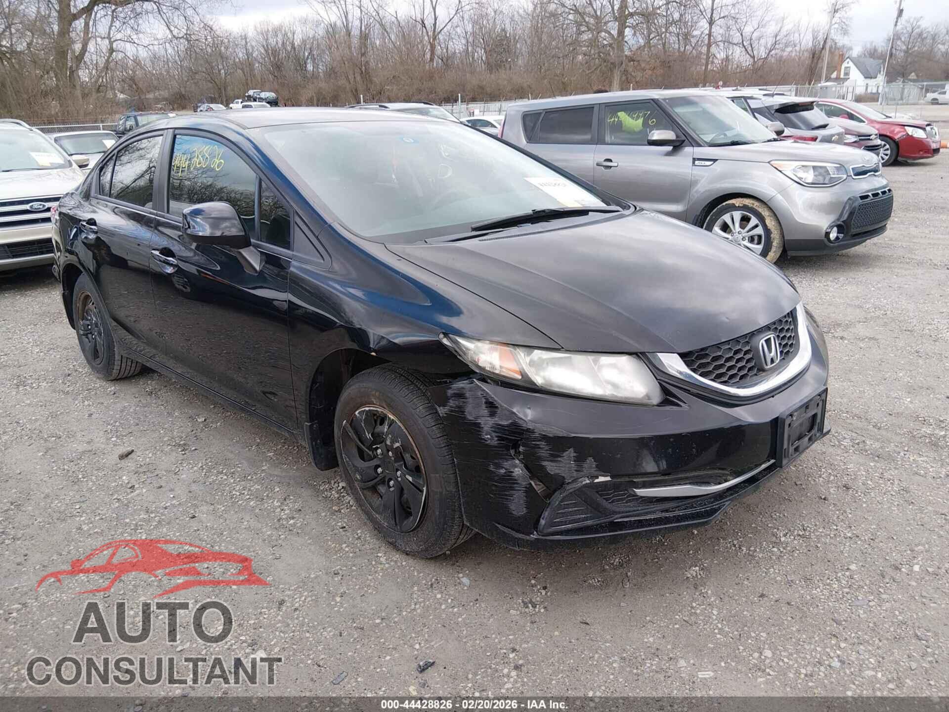 HONDA CIVIC 2013 - 19XFB2F50DE065592
