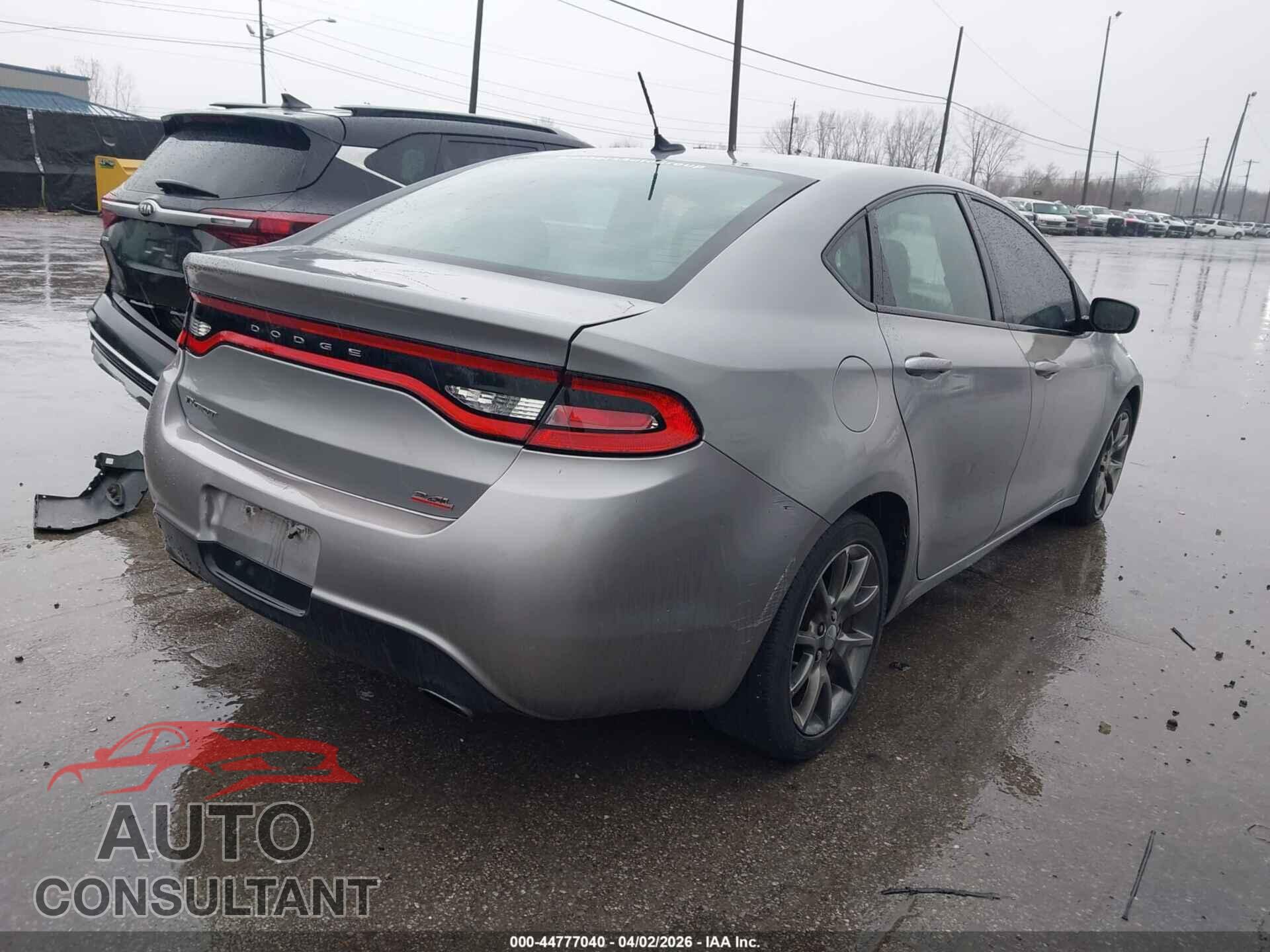 DODGE DART 2014 - 1C3CDFBB6ED831767