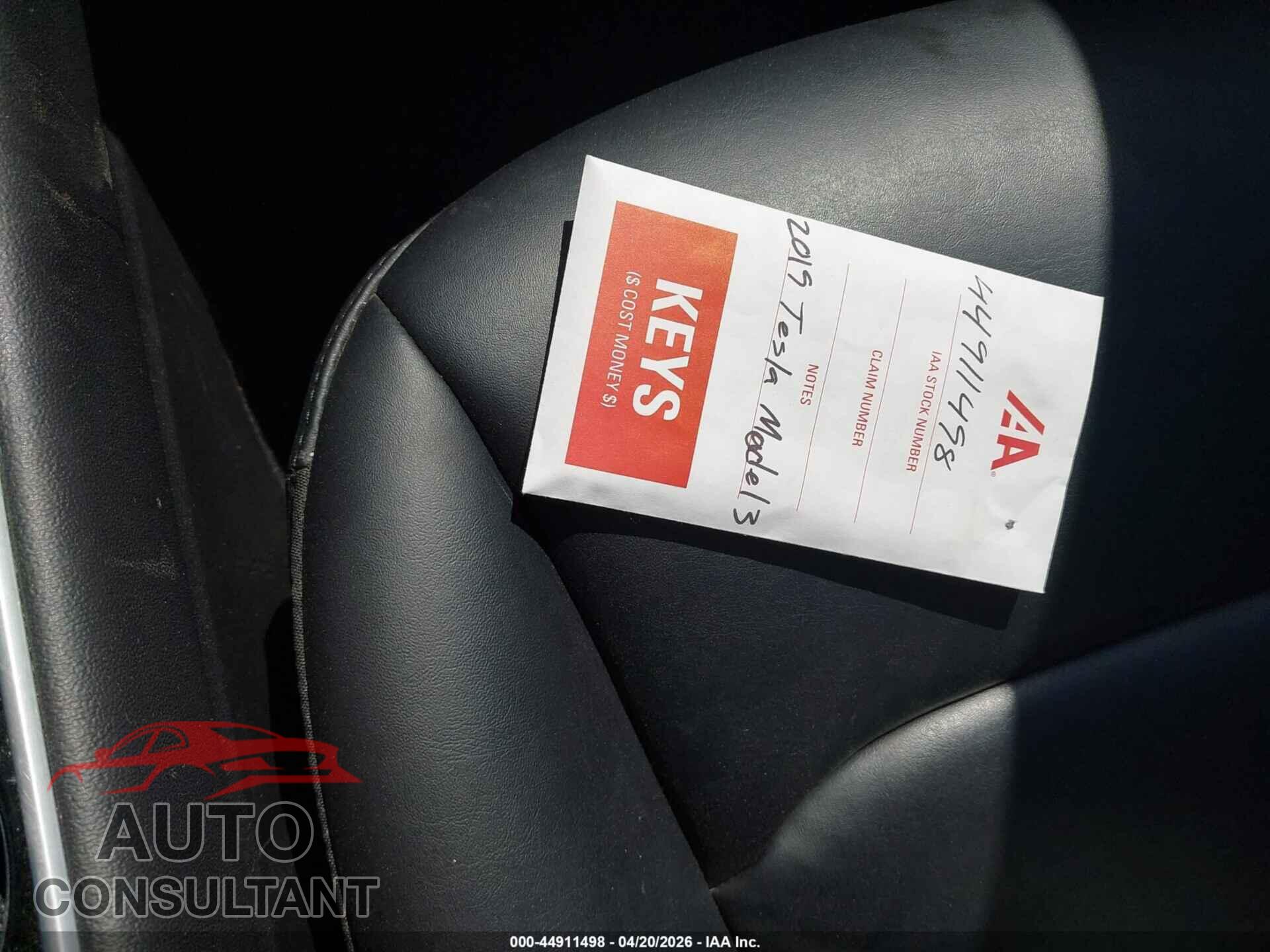 TESLA MODEL 3 2019 - 5YJ3E1EA1KF410283