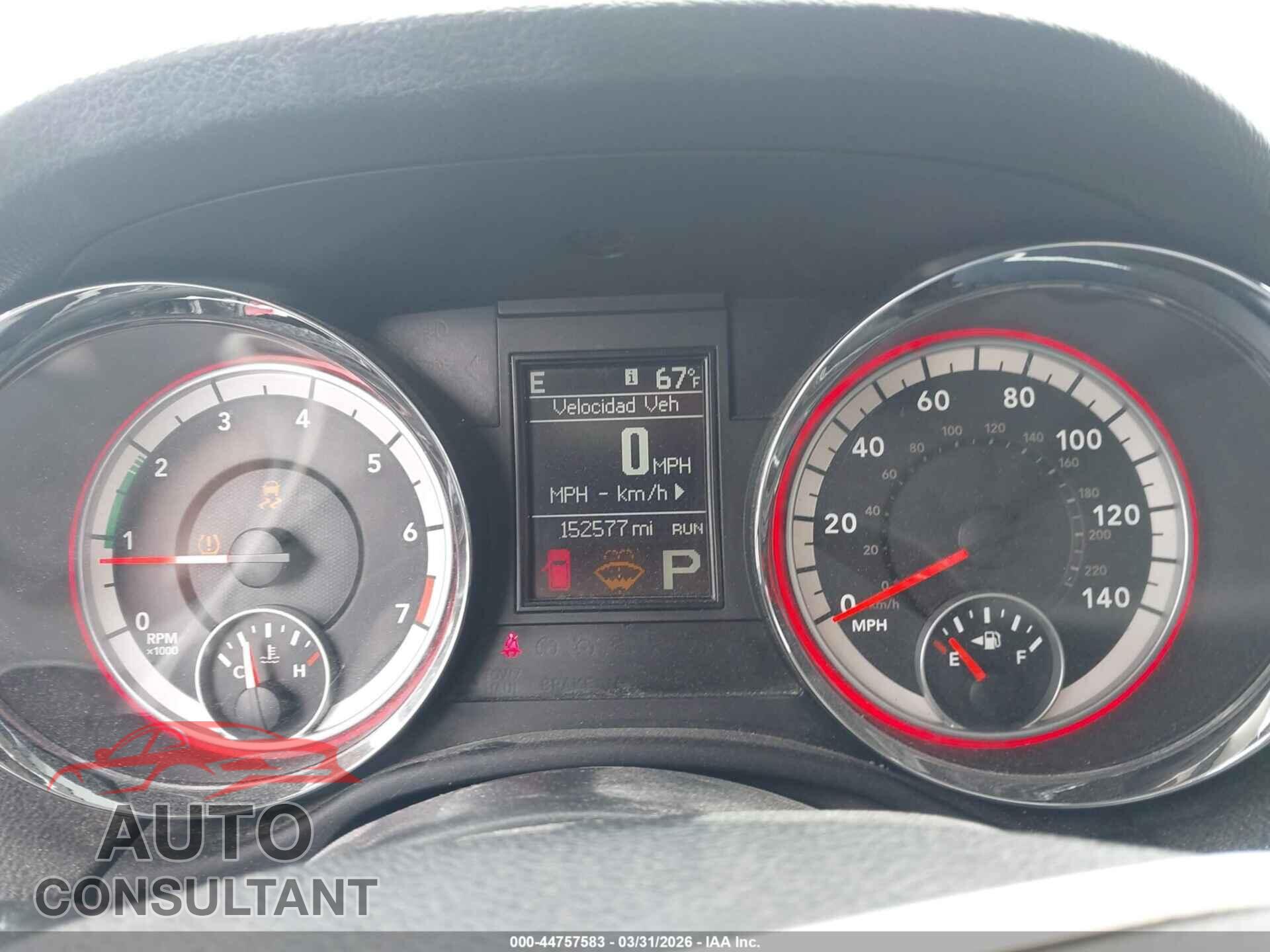 DODGE DURANGO 2013 - 1C4RDHAG2DC694295