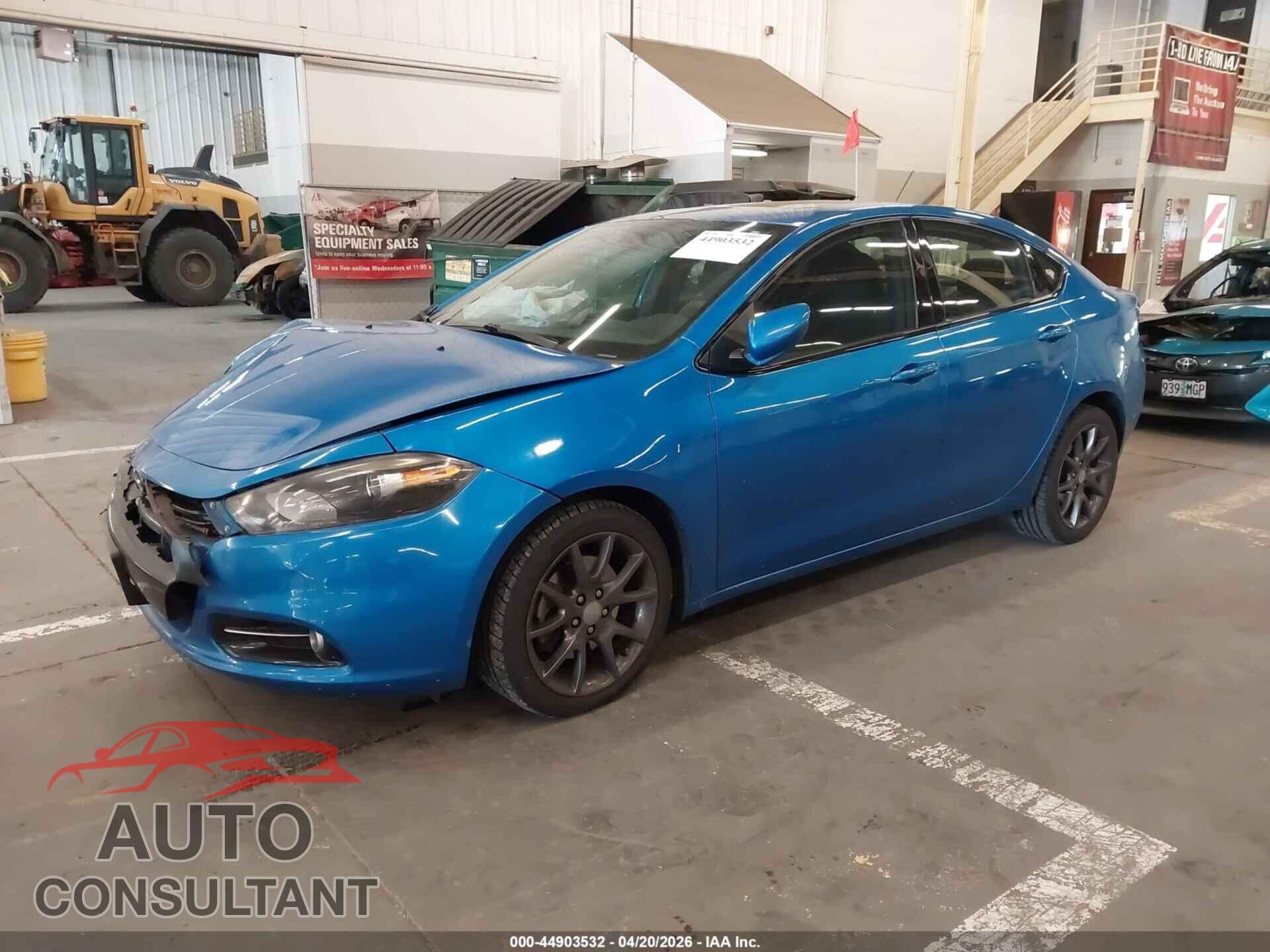 DODGE DART 2015 - 1C3CDFBB9FD330891