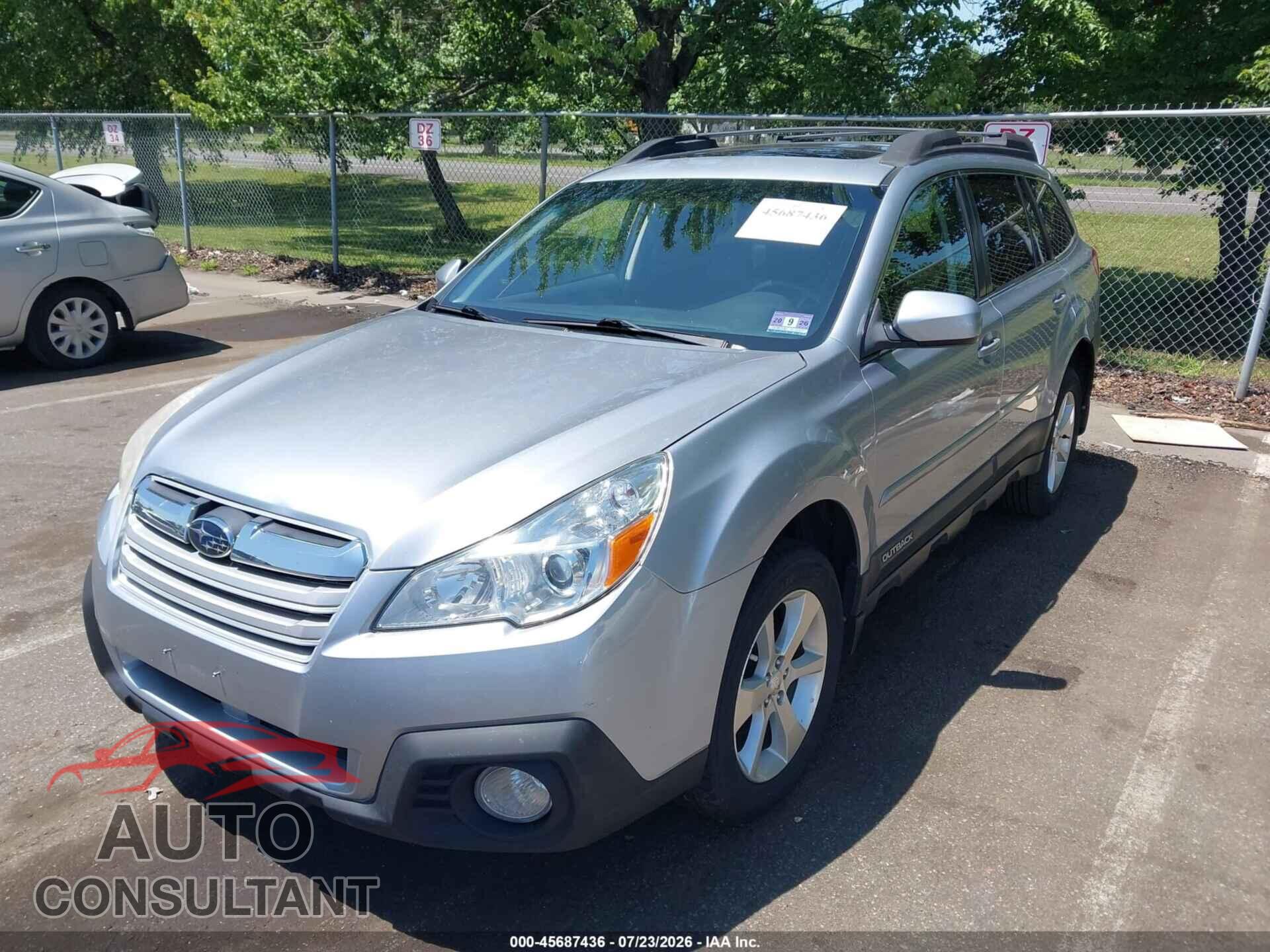 SUBARU OUTBACK 2014 - 4S4BRBLC8E3209245