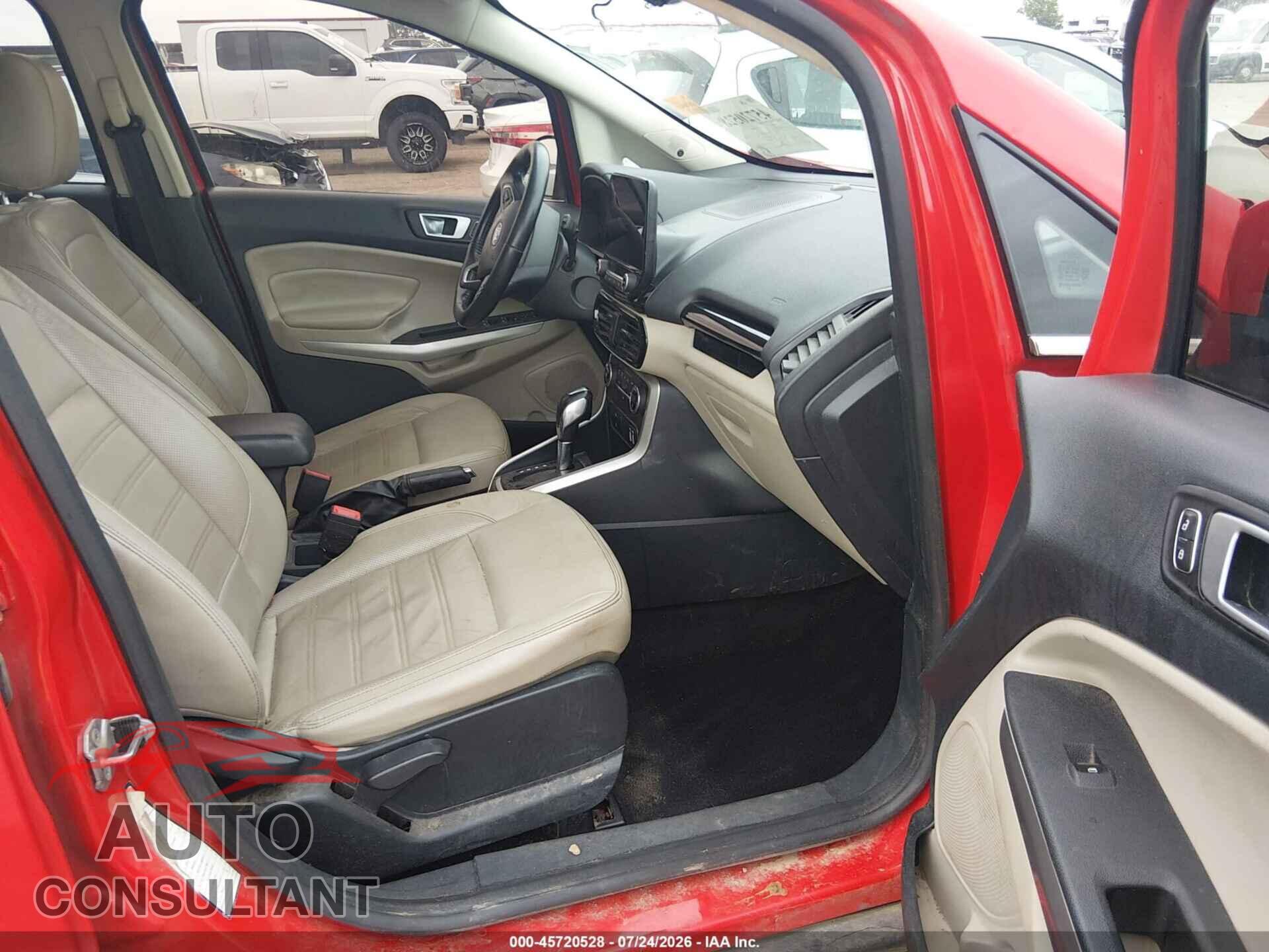 FORD ECOSPORT 2020 - MAJ6S3KL5LC360838