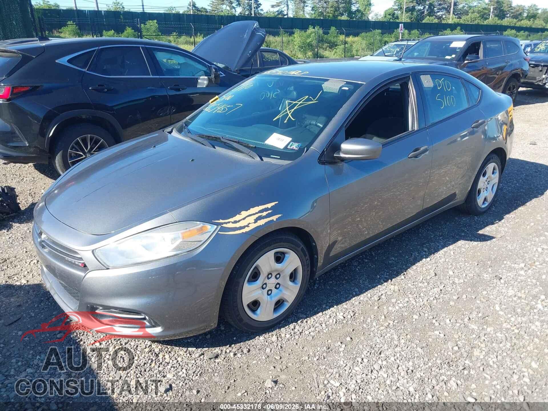 DODGE DART 2013 - 1C3CDFAA4DD251649