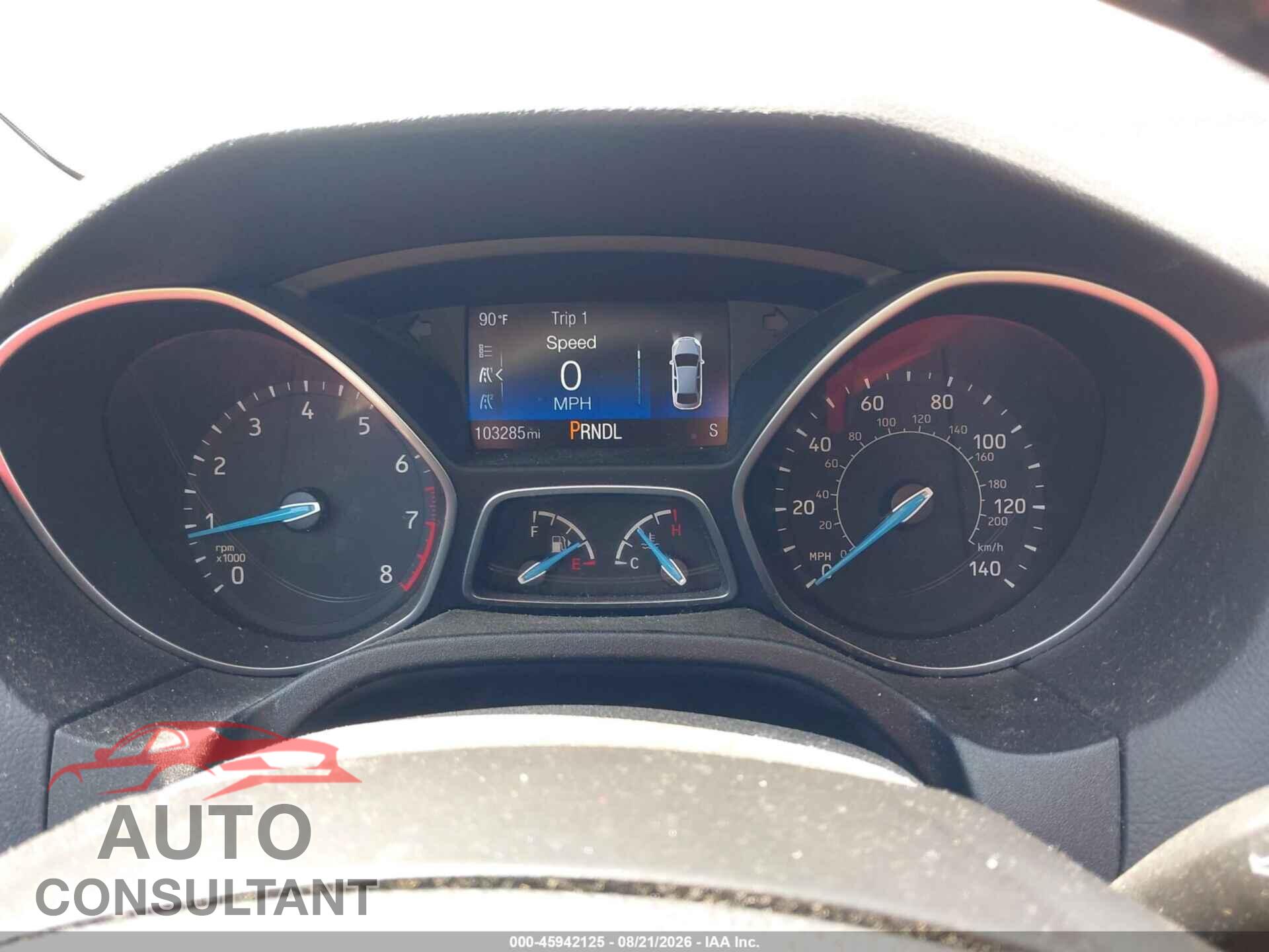 FORD FOCUS 2016 - 1FADP3F20GL403899