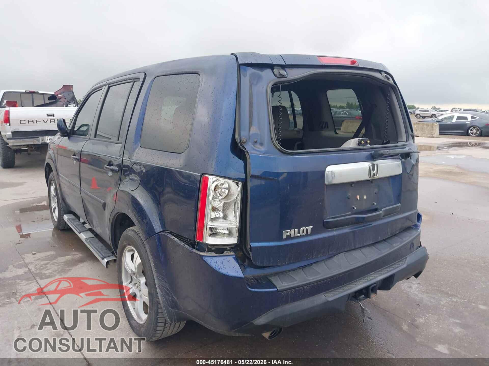 HONDA PILOT 2014 - 5FNYF3H66EB026607