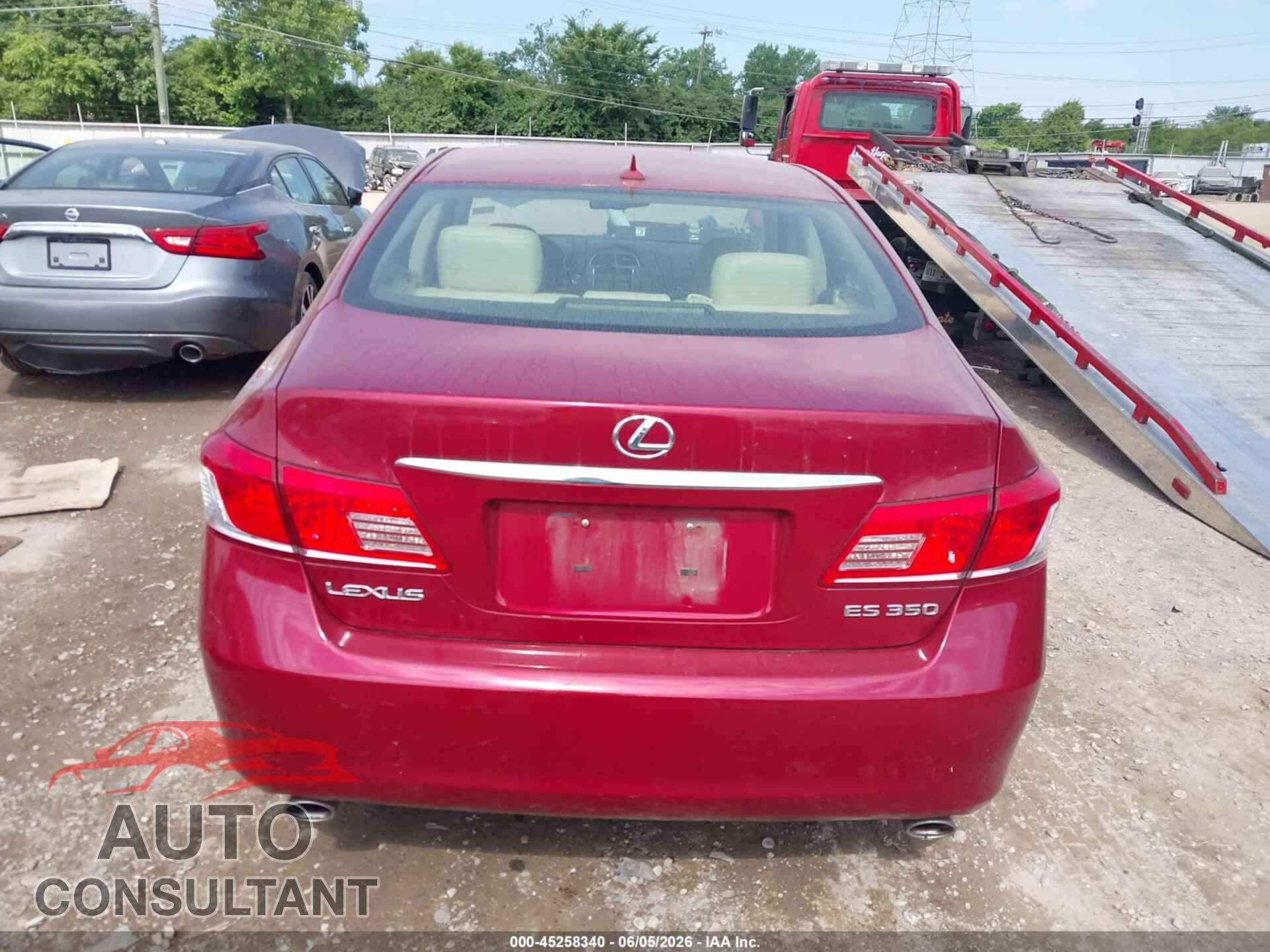 LEXUS ES 2010 - JTHBK1EG0A2410879