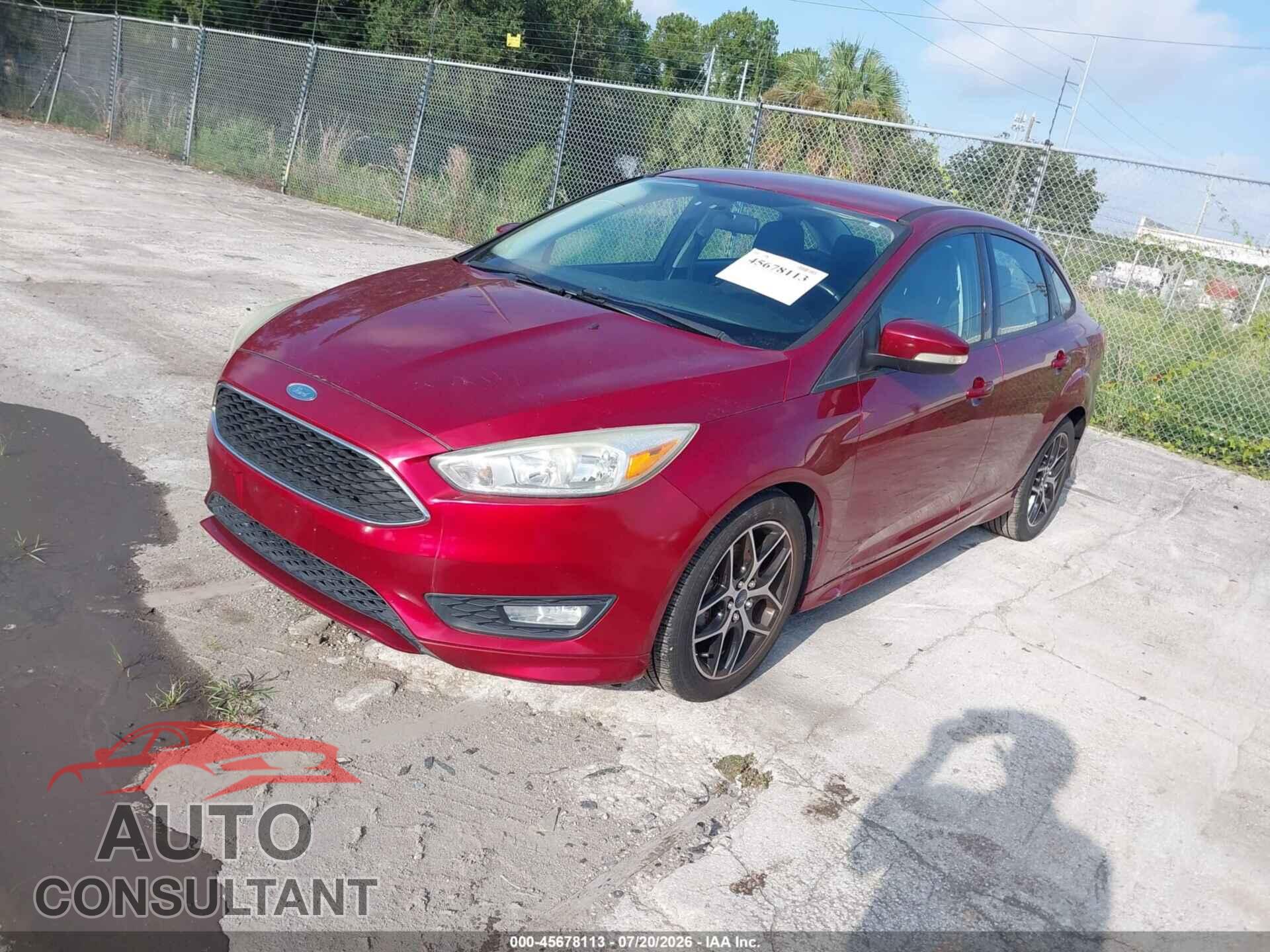 FORD FOCUS 2016 - 1FADP3F28GL261706