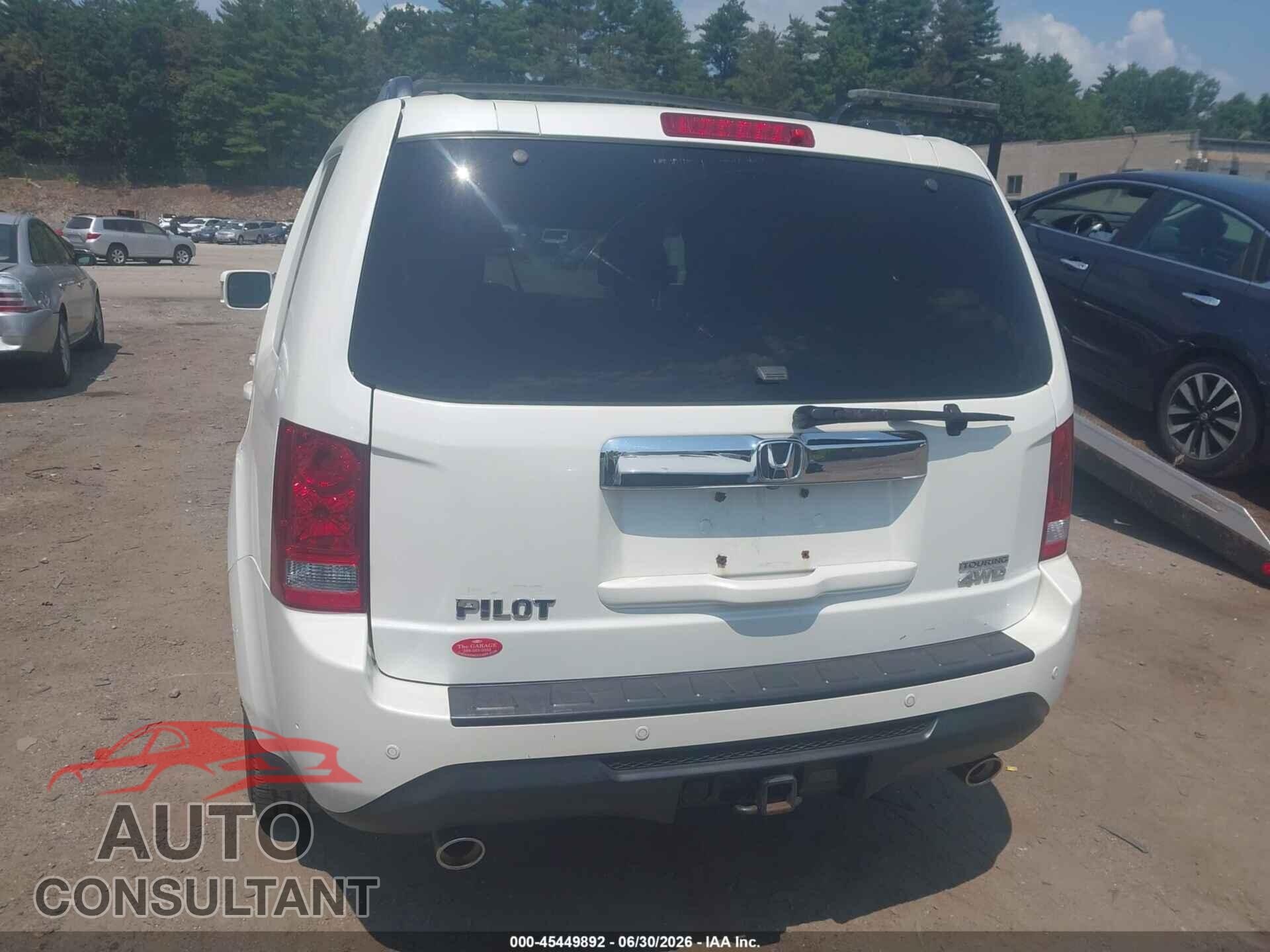 HONDA PILOT 2013 - 5FNYF4H96DB012771