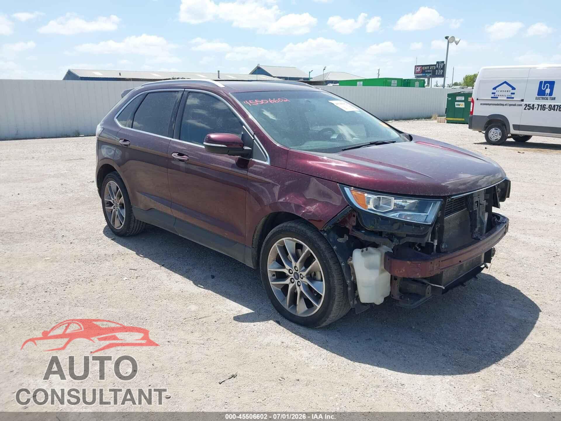 FORD EDGE 2017 - 2FMPK3K87HBC09089