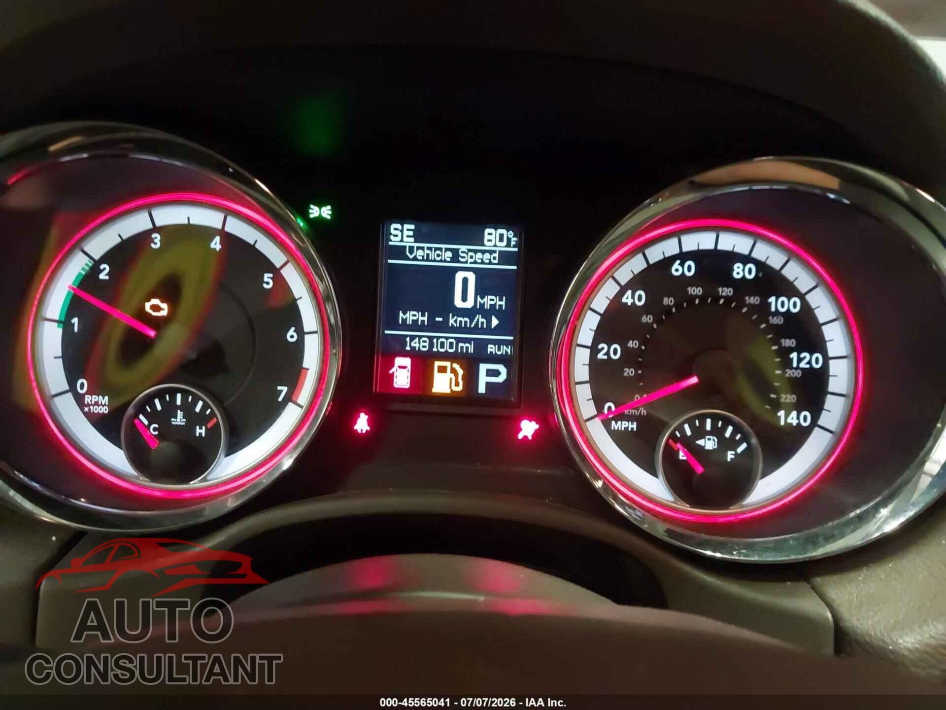 DODGE DURANGO 2012 - 1C4RDJAG8CC144640