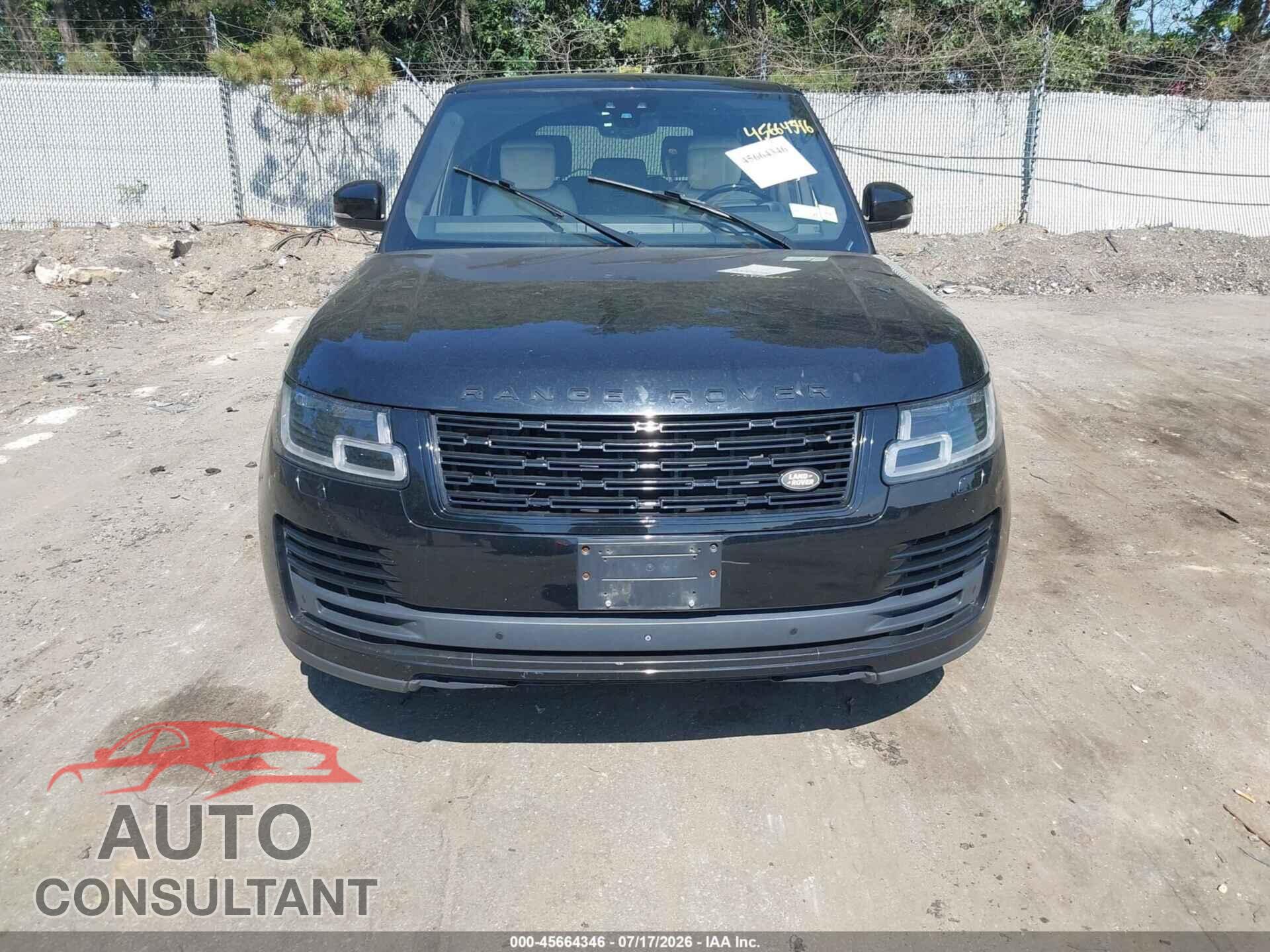 LAND ROVER RANGE ROVER 2018 - SALGS2REXJA388037