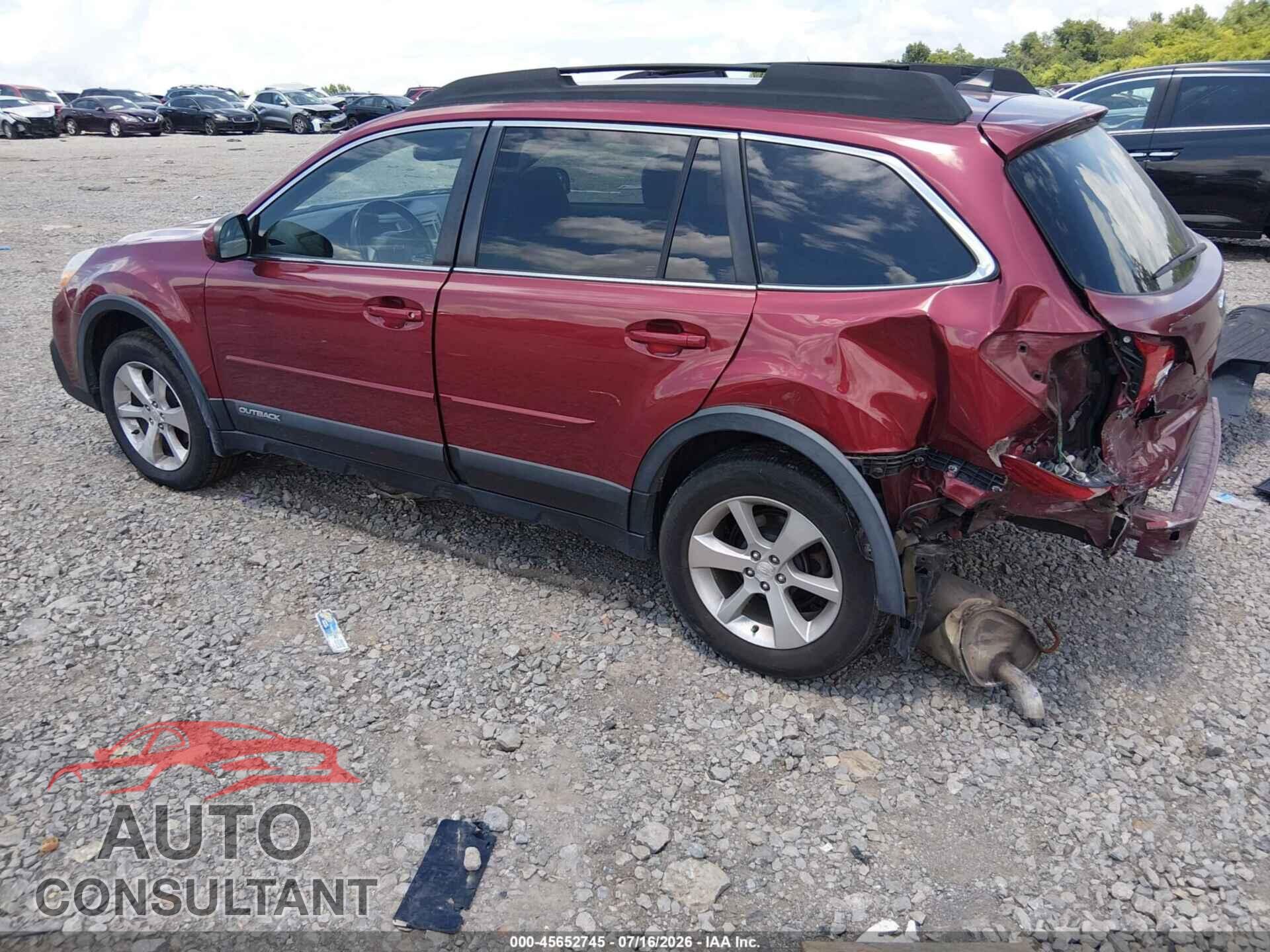 SUBARU OUTBACK 2014 - 4S4BRCLC4E3220782