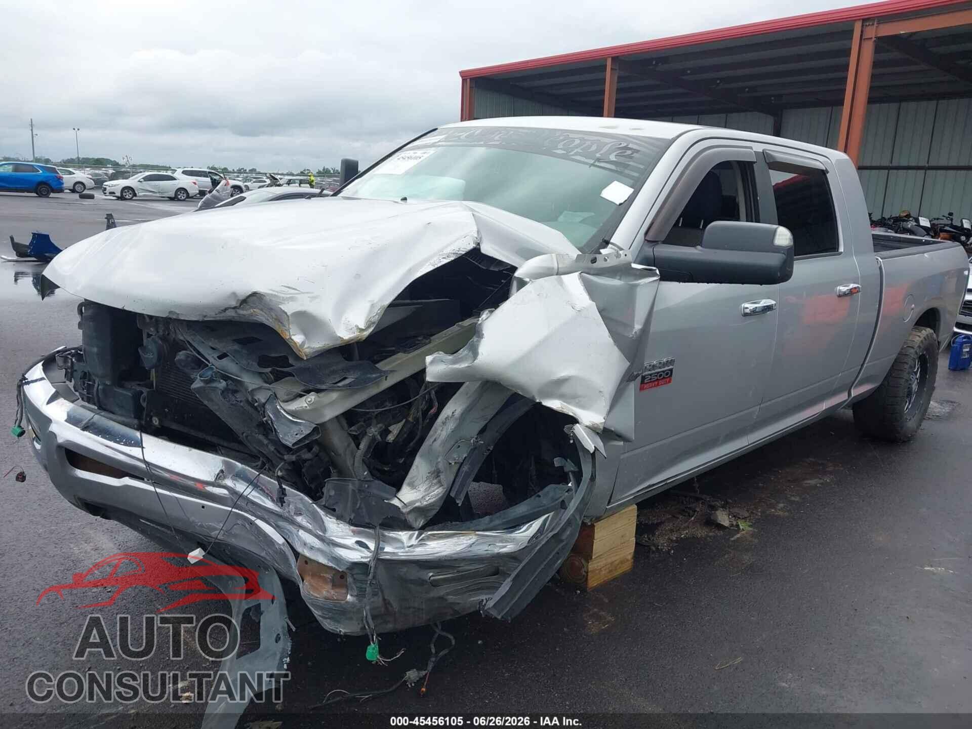 DODGE RAM 2500 2010 - 3D7TP2HT1AG128365