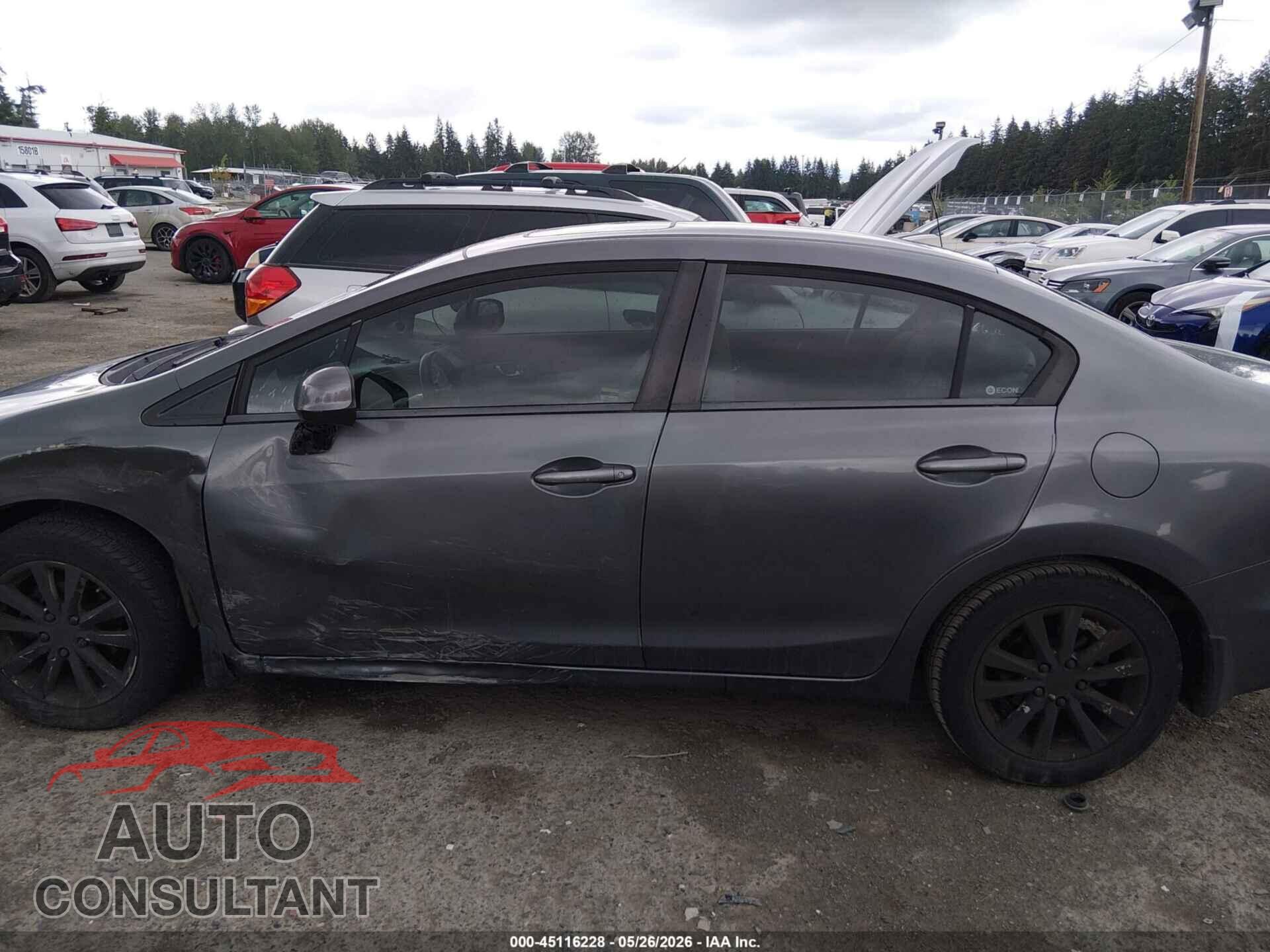 HONDA CIVIC 2012 - 19XFB2F8XCE047075