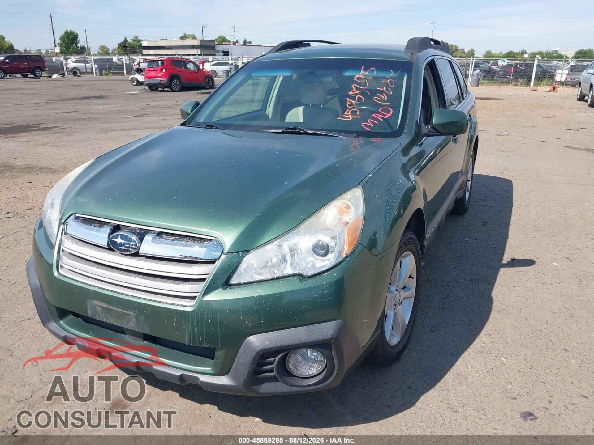 SUBARU OUTBACK 2014 - 4S4BRBCC8E3205860