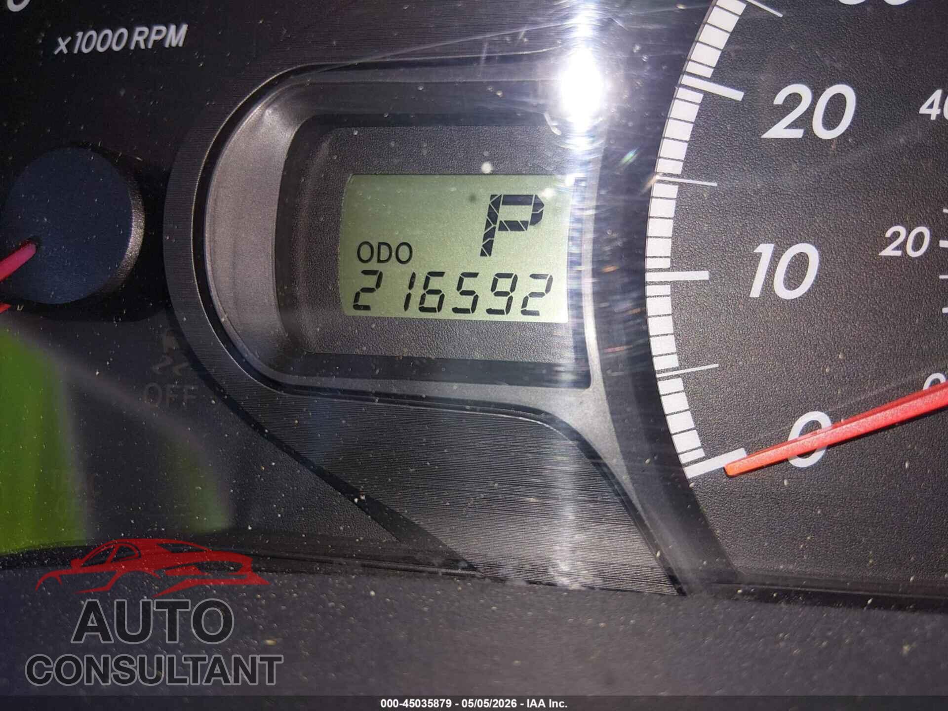 TOYOTA SIENNA 2012 - 5TDKK3DC4CS251663