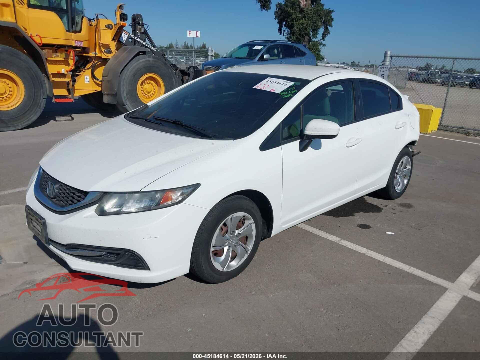 HONDA CIVIC 2015 - 19XFB2F54FE292500