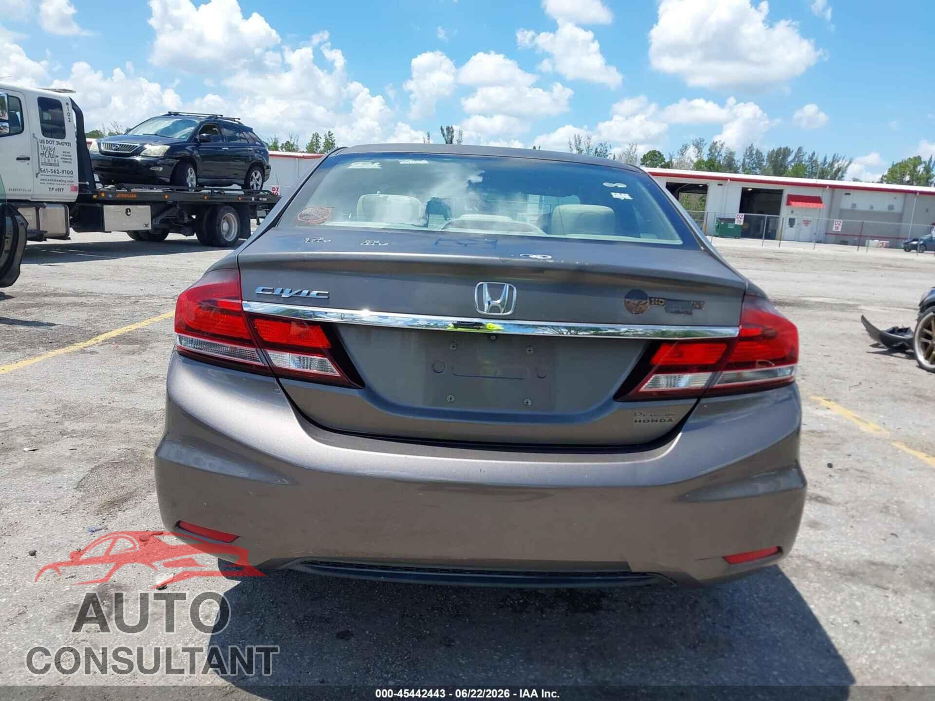HONDA CIVIC 2013 - 2HGFB2F50DH525601