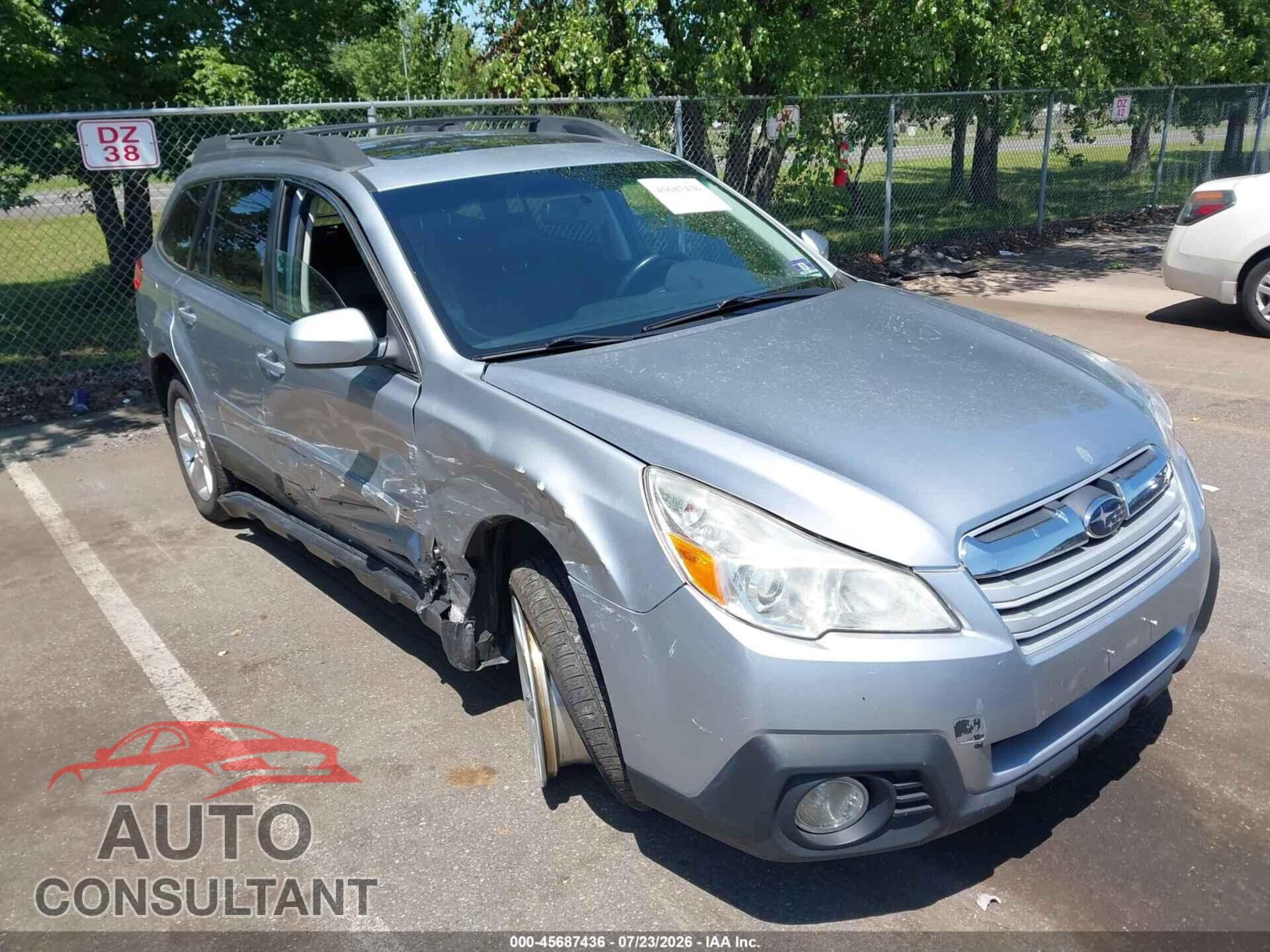 SUBARU OUTBACK 2014 - 4S4BRBLC8E3209245