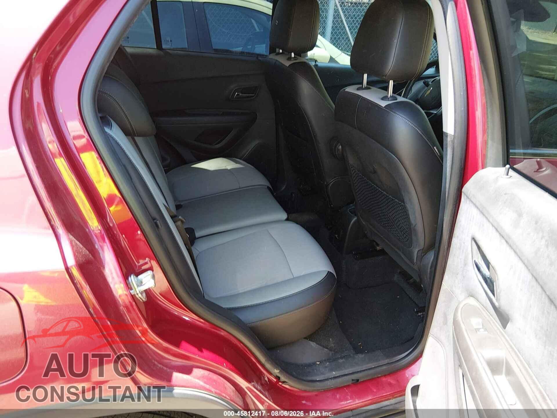 CHEVROLET TRAX 2015 - KL7CJLSB6FB139330