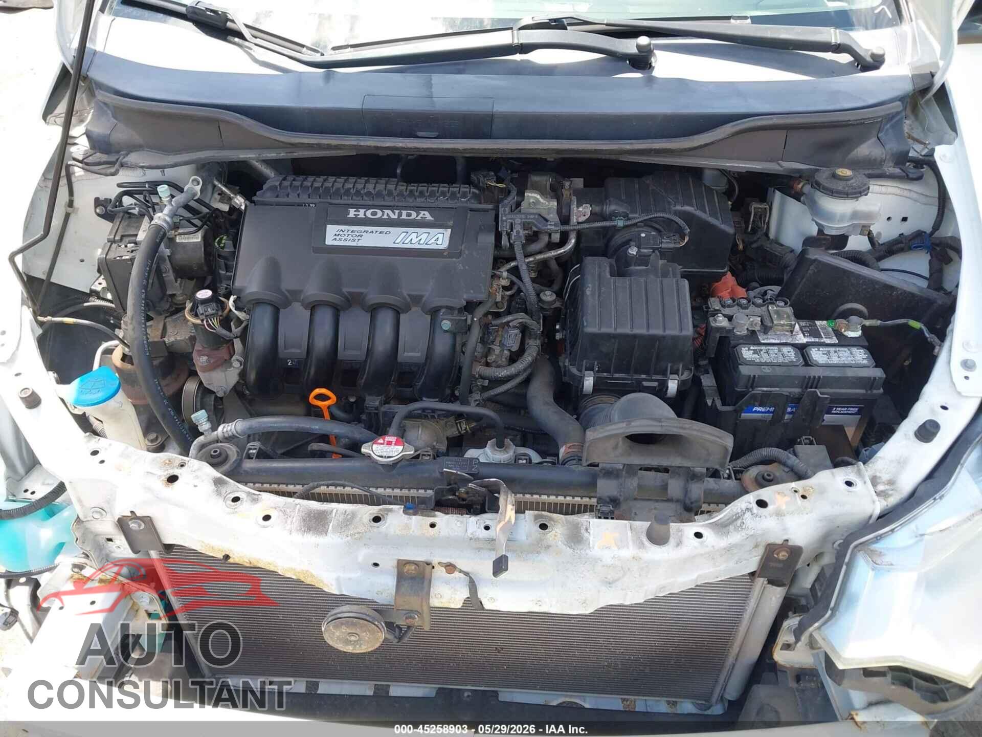 HONDA INSIGHT 2012 - JHMZE2H30CS003071