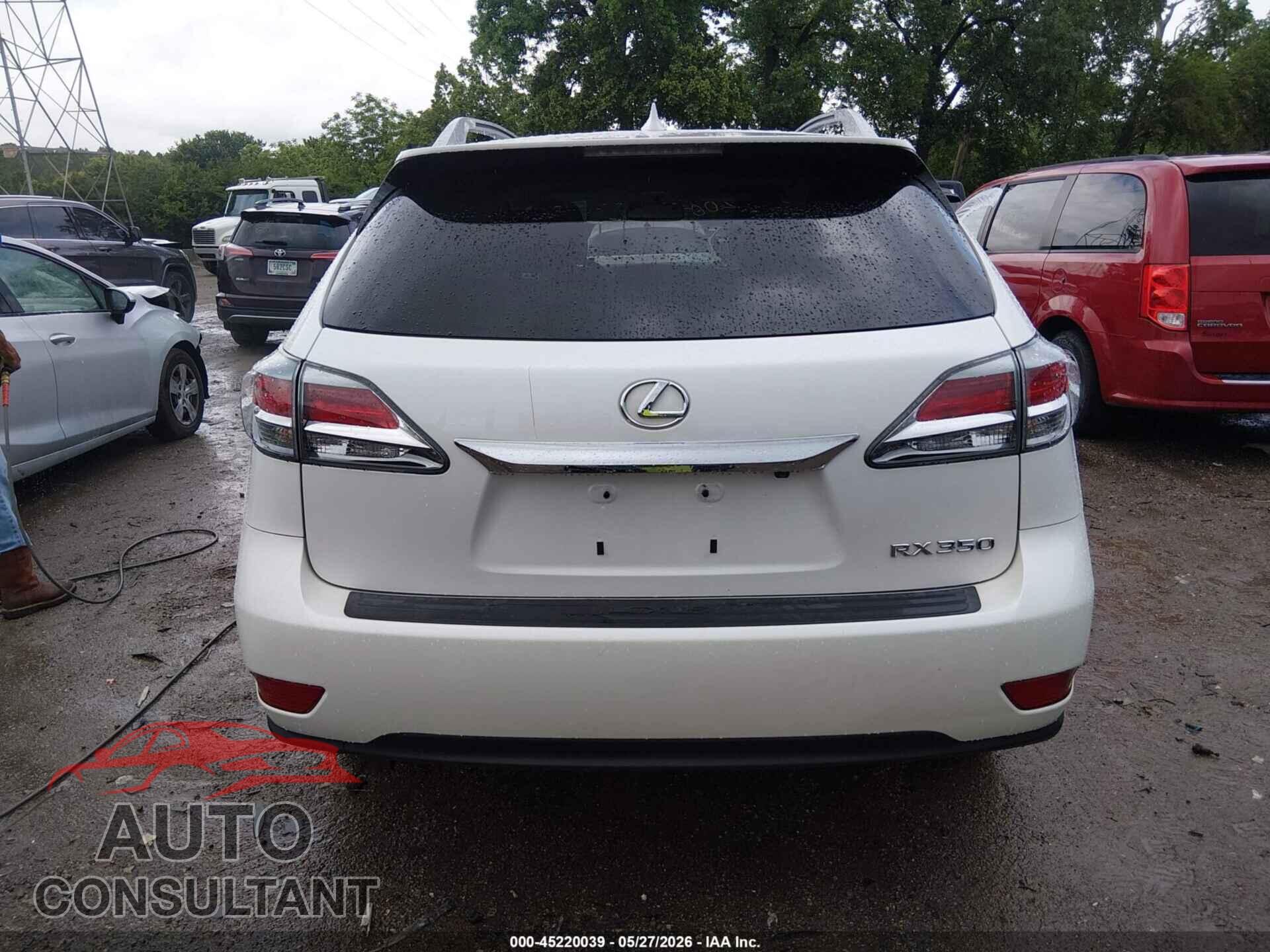 LEXUS RX 350 2015 - 2T2BK1BAXFC338207