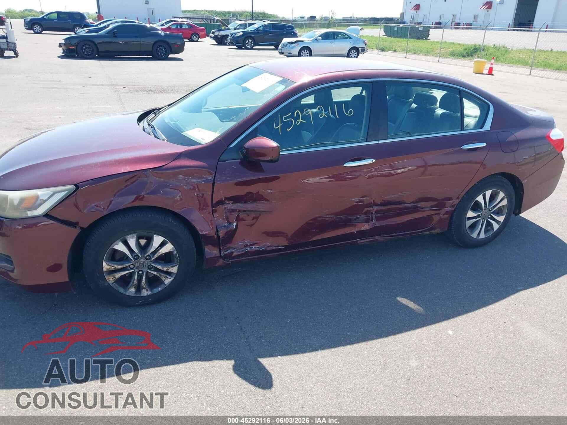HONDA ACCORD 2013 - 1HGCR2F33DA163856