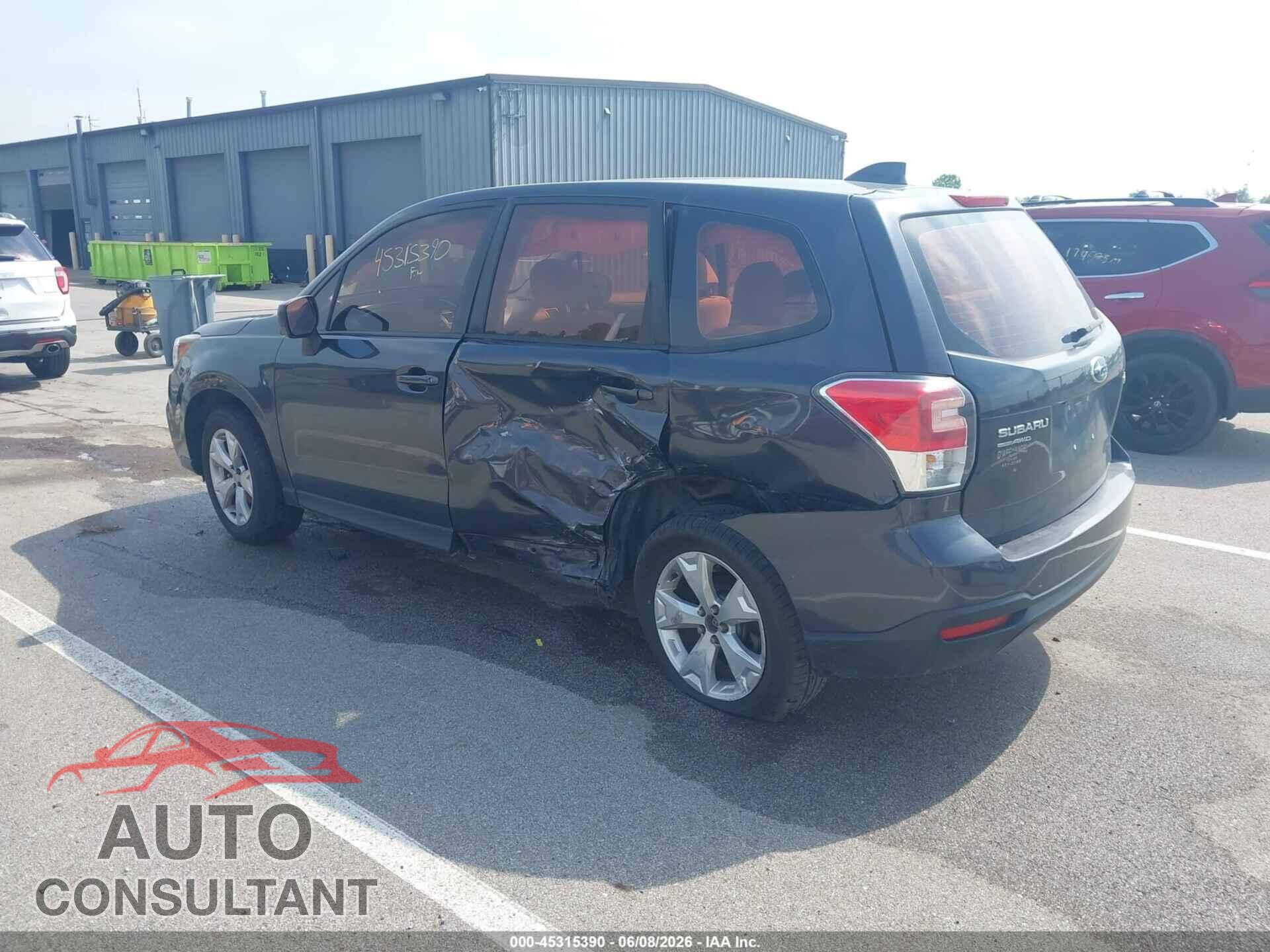 SUBARU FORESTER 2017 - JF2SJAAC4HH535917